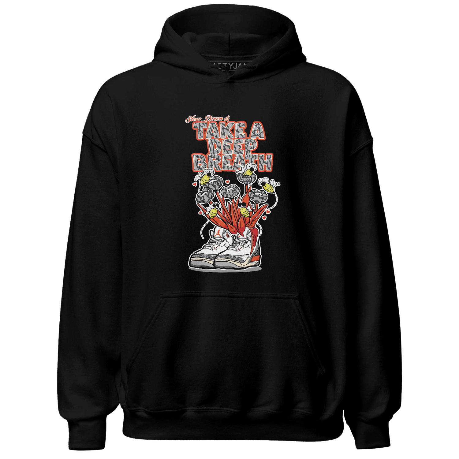 Georgia Peach 3s Hoodie Match Bee Sneaker - NastyJamz