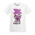GS Hyper Violet 4s T Shirt Match Bee Sneaker - NastyJamz