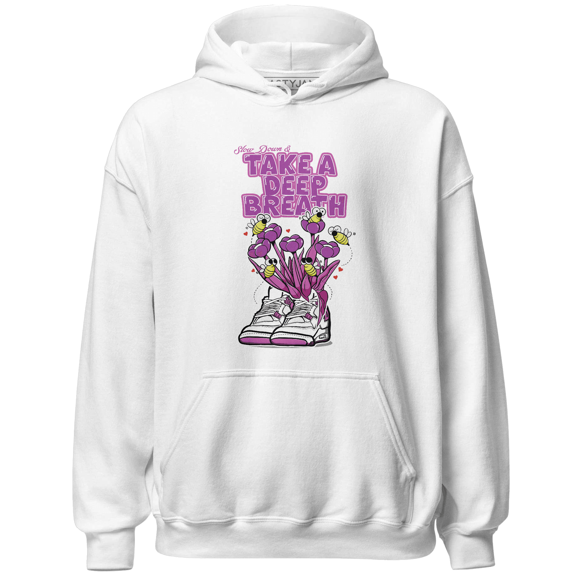 GS Hyper Violet 4s Hoodie Match Bee Sneaker - NastyJamz