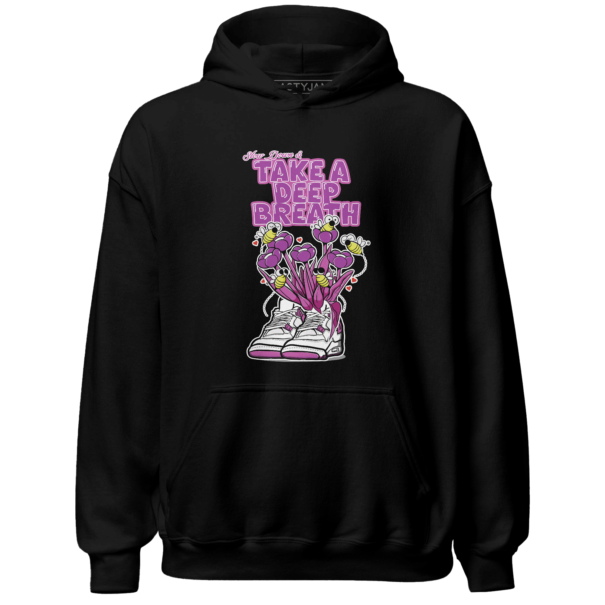 GS Hyper Violet 4s Hoodie Match Bee Sneaker - NastyJamz