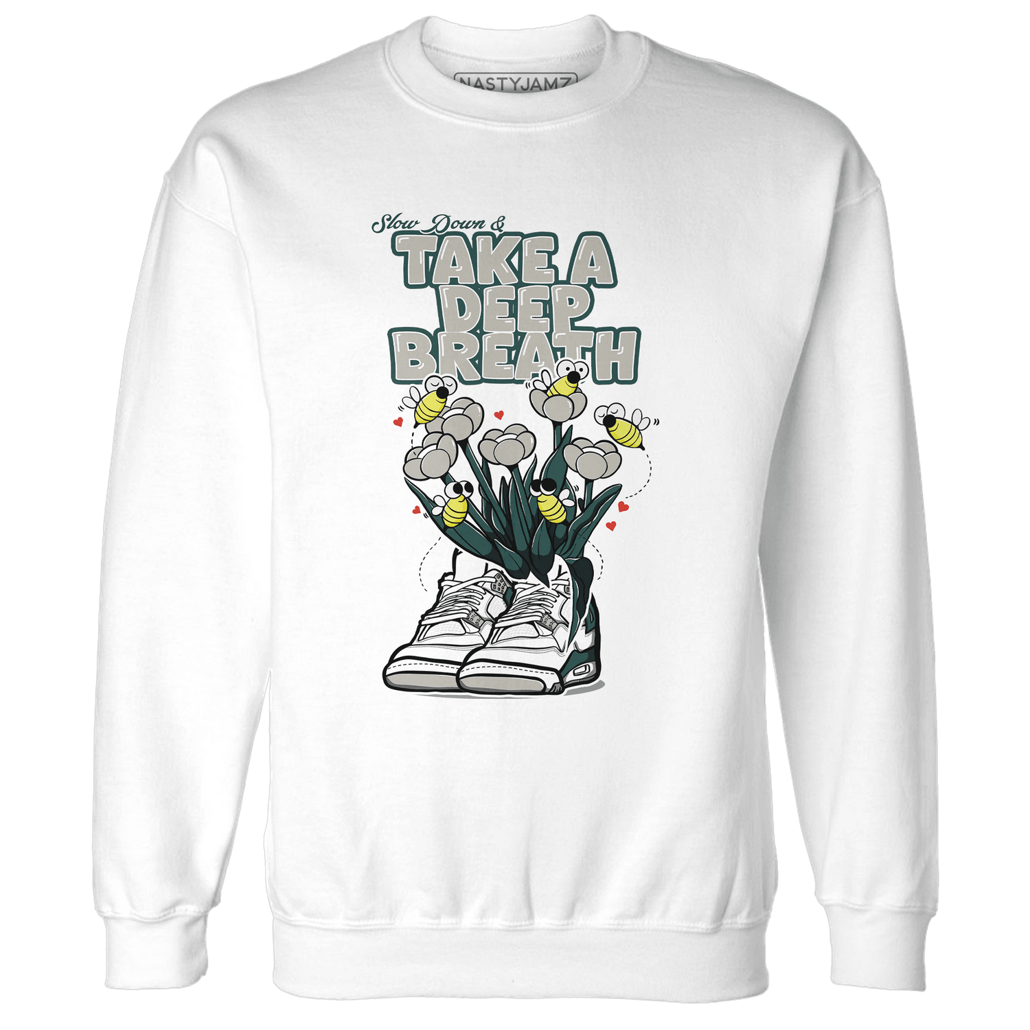 Oxidized Green 4s Sweatshirt Match Bee Sneaker - NastyJamz