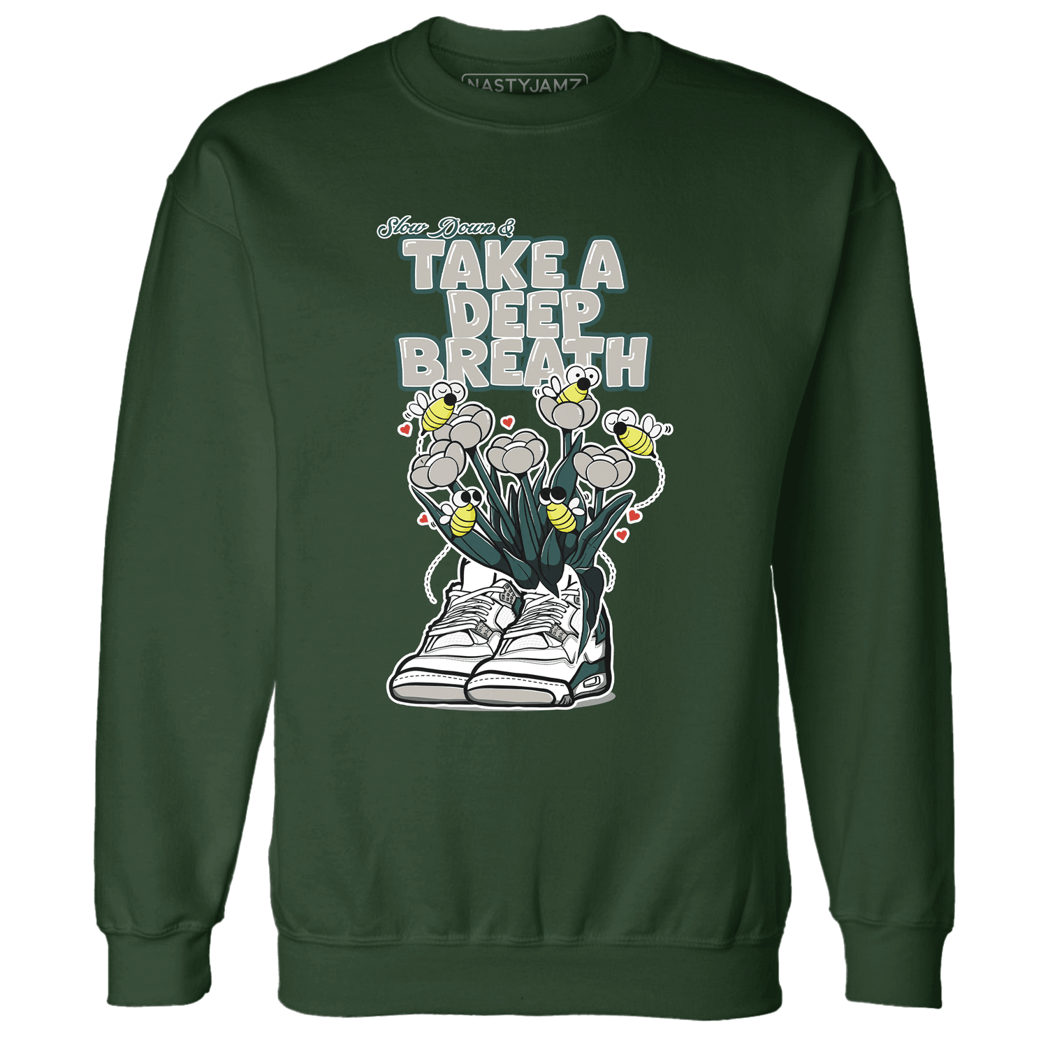 Oxidized Green 4s Sweatshirt Match Bee Sneaker - NastyJamz