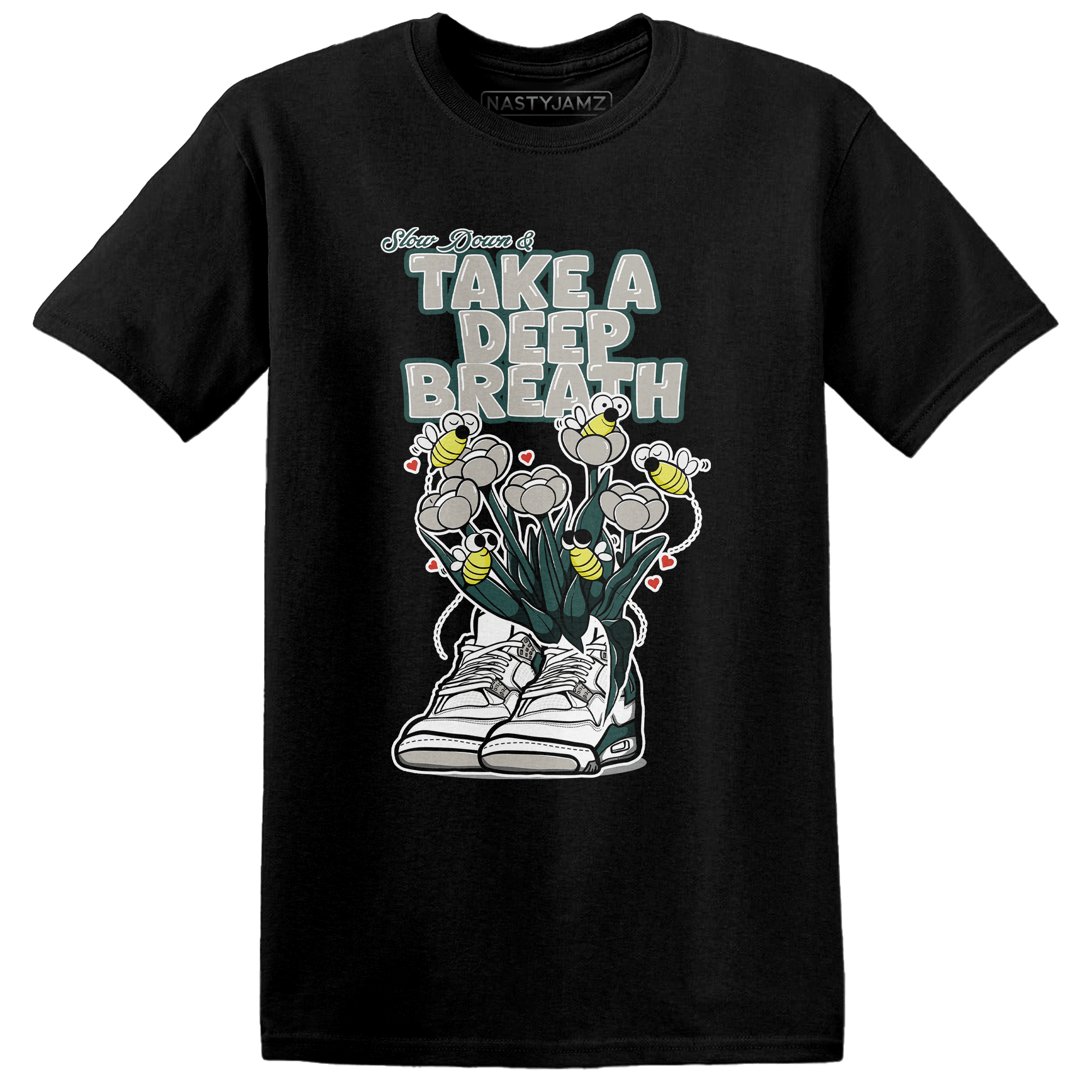 Oxidized Green 4s T Shirt Match Bee Sneaker - NastyJamz