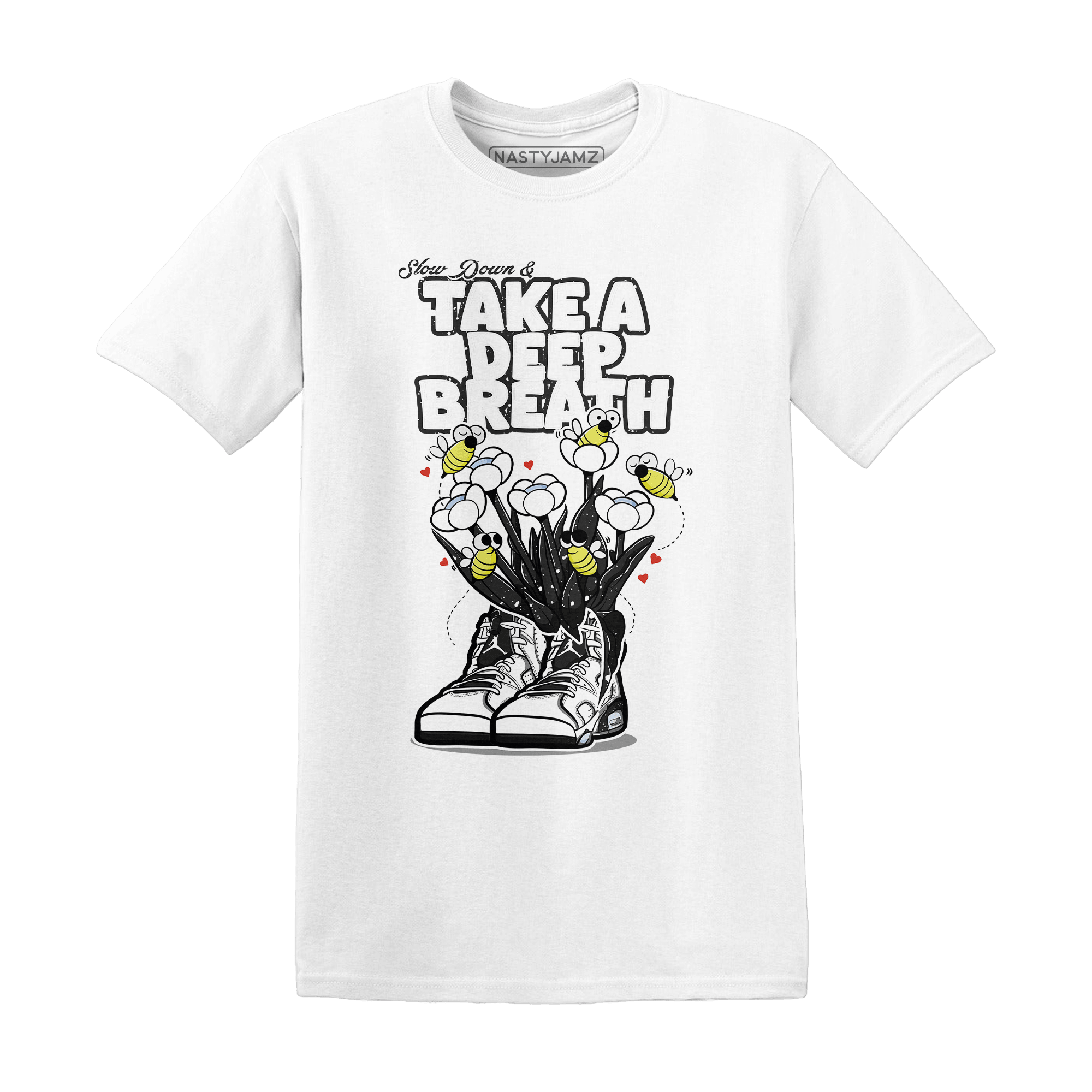 Reverse Oreo 6s T Shirt Match Bee Sneaker - NastyJamz