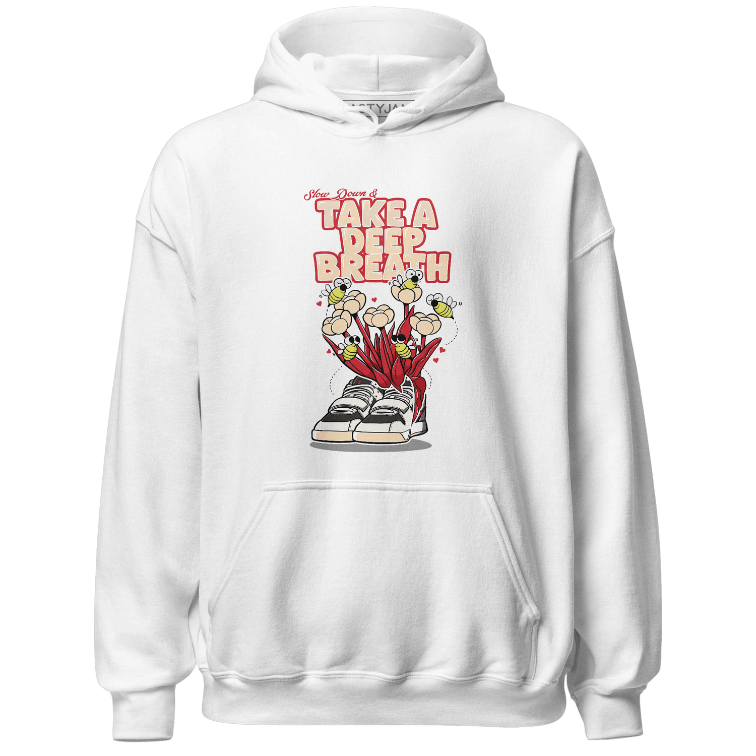 Jumman Jack University Red Hoodie Match Bee Sneaker - NastyJamz