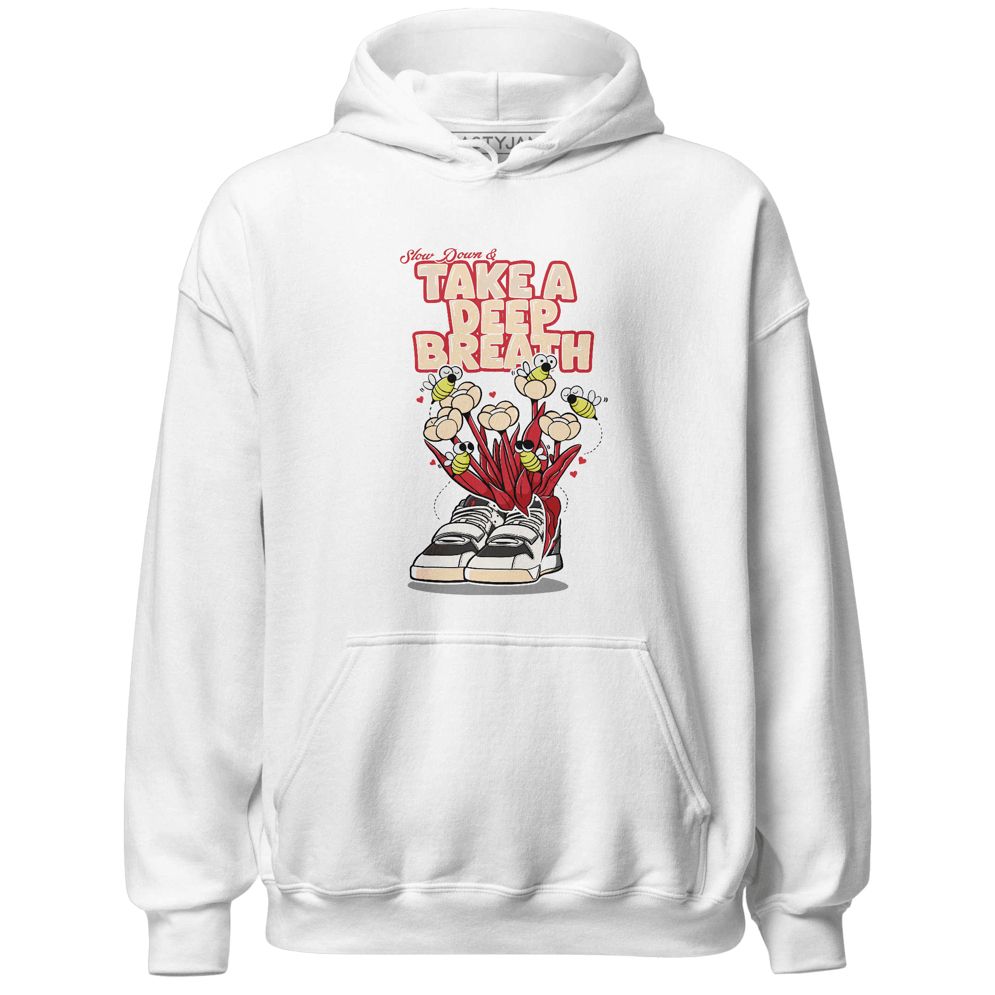 Jumman Jack University Red Hoodie Match Bee Sneaker - NastyJamz