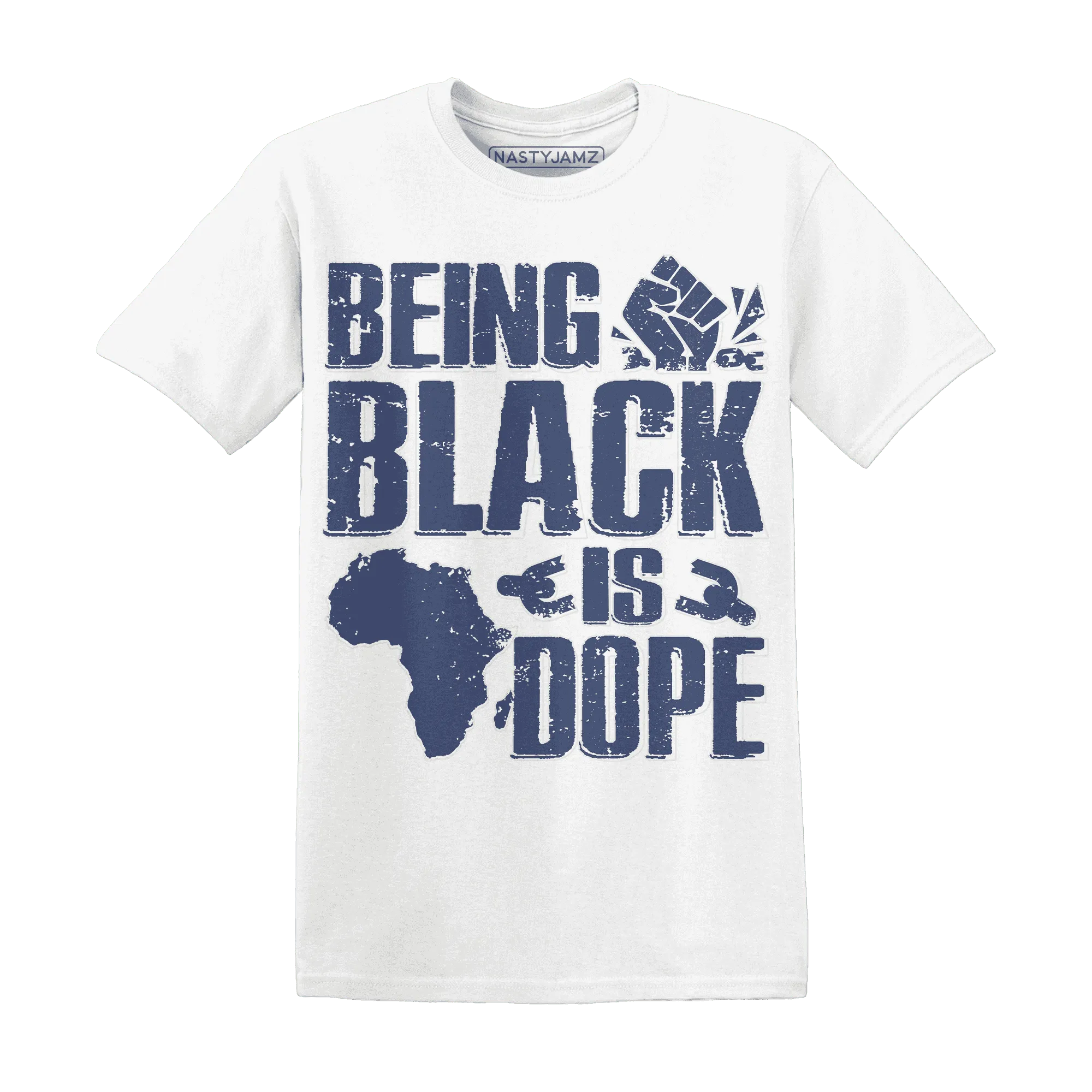Low-Diffused-Blue-11s-T-Shirt-Match-Being-Black-Is-Dope