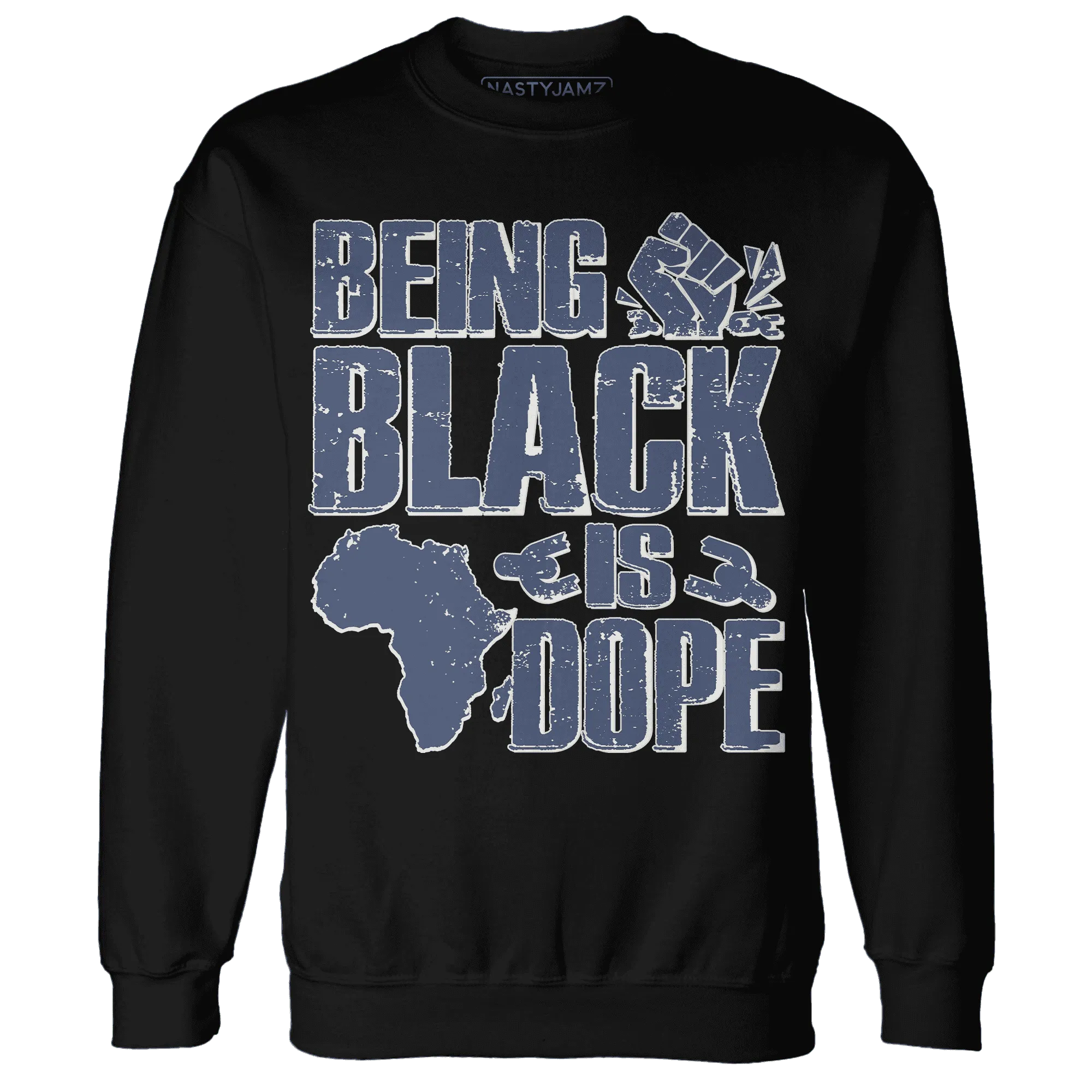 Low-Diffused-Blue-11s-Sweatshirt-Match-Being-Black-Is-Dope