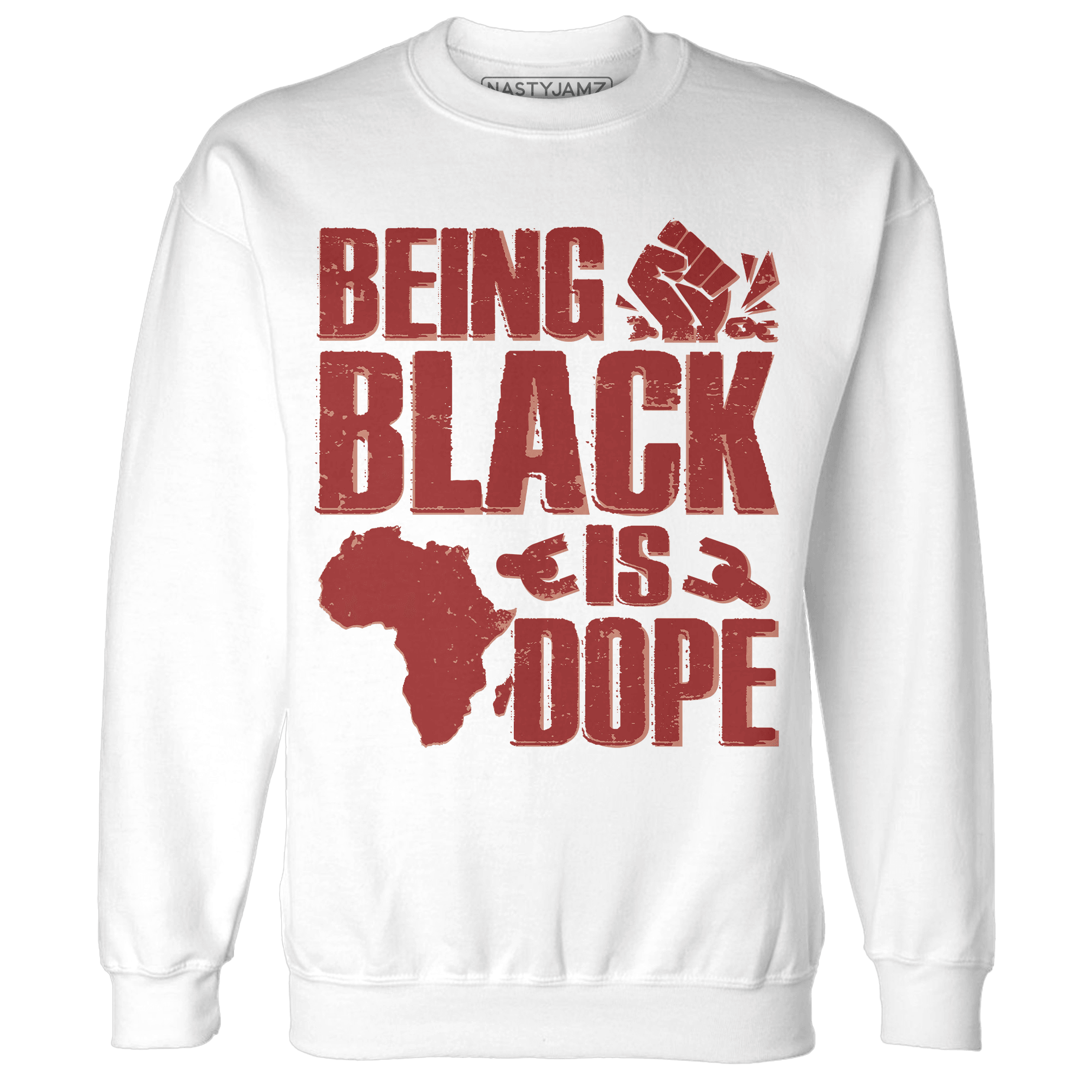 Dune Red 13s Sweatshirt Match Being Black Is Dope - NastyJamz