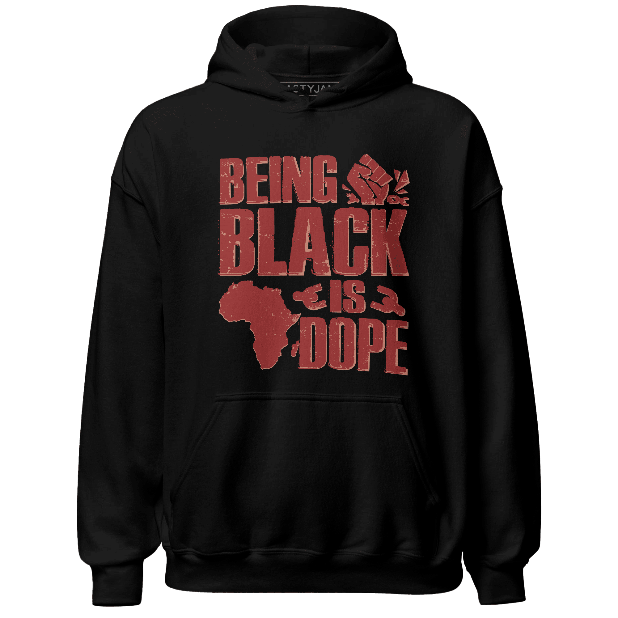 Dune Red 13s Hoodie Match Being Black Is Dope - NastyJamz