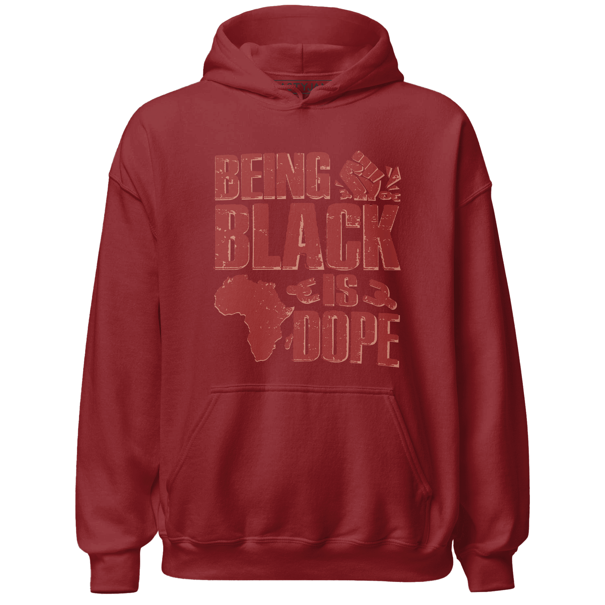 Dune Red 13s Hoodie Match Being Black Is Dope - NastyJamz