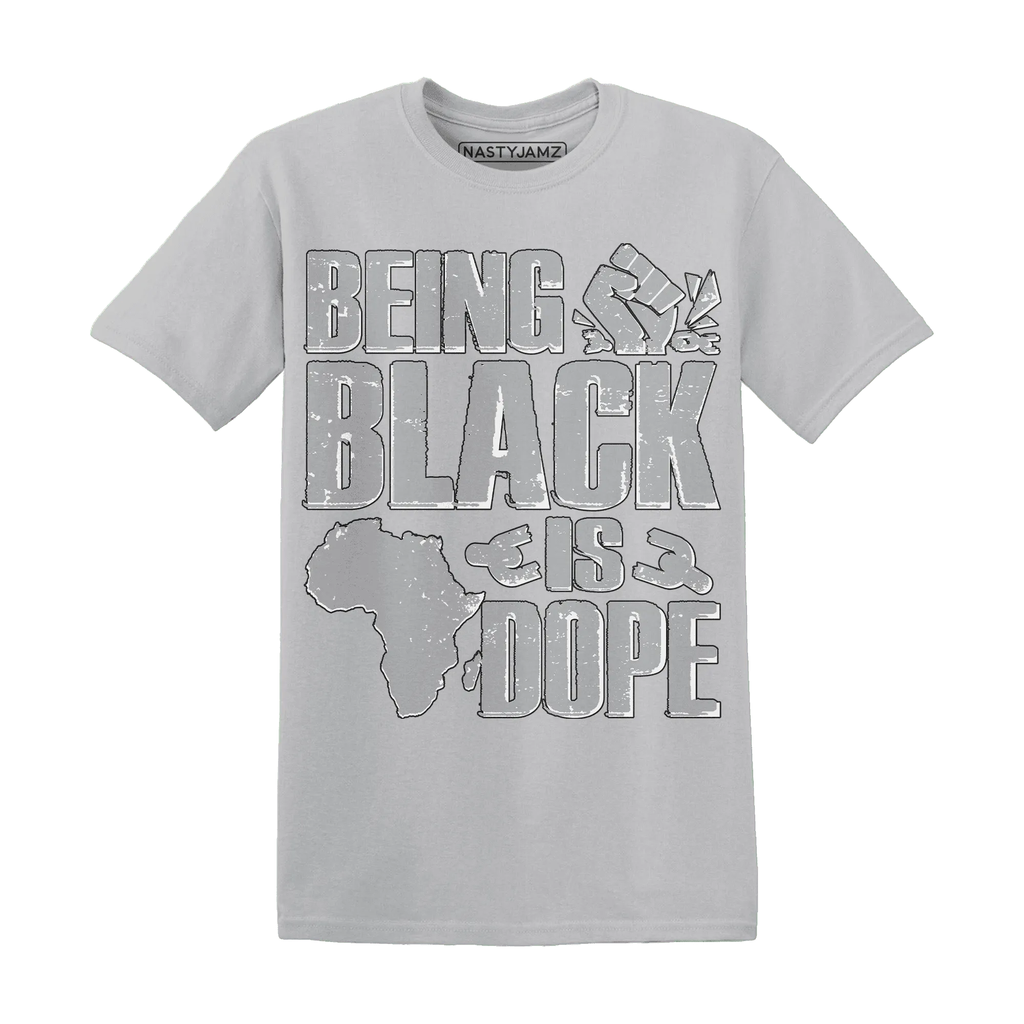 Wolf-Grey-1s-T-Shirt-Match-Being-Black-Is-Dope