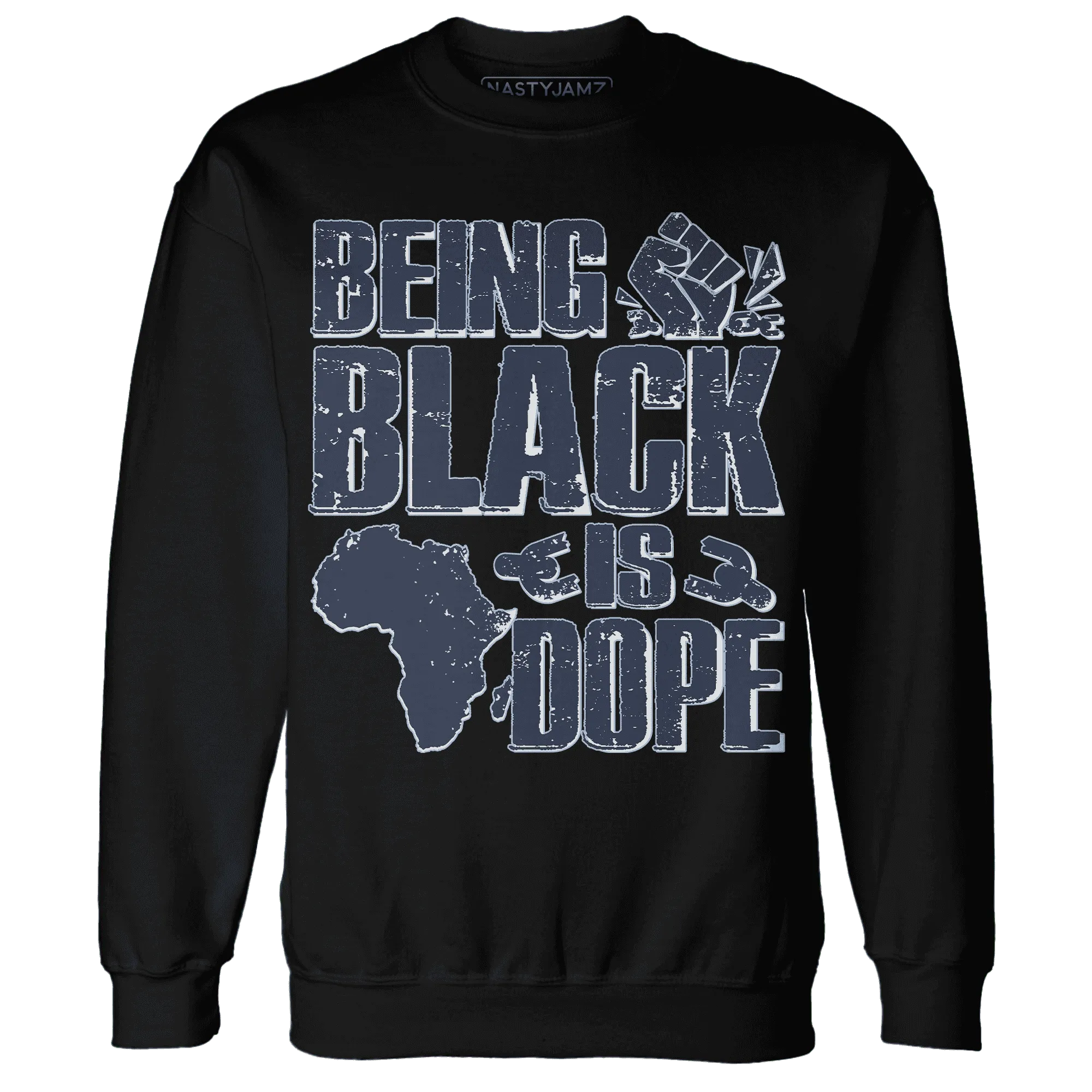 White-Navy-6s-Sweatshirt-Match-Being-Black-Is-Dope