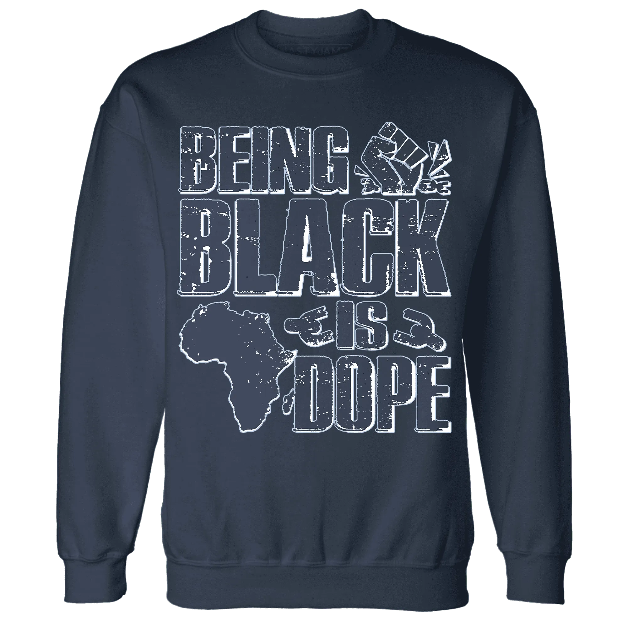 White-Navy-6s-Sweatshirt-Match-Being-Black-Is-Dope
