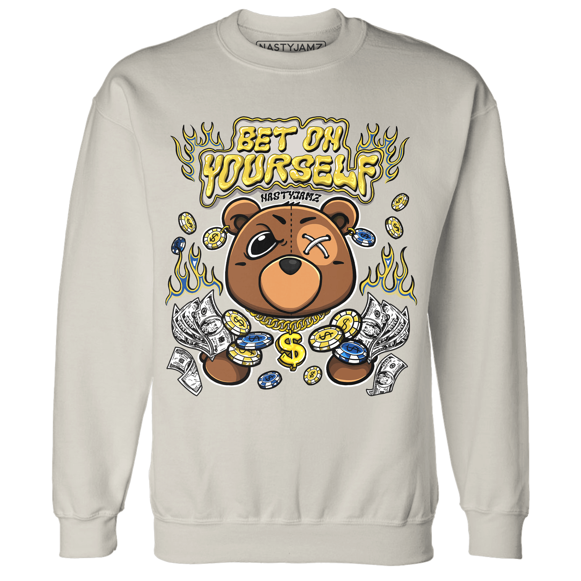 Low OG Canary TVSC 1s Sweatshirt Match Bet On Yourself BER - NastyJamz