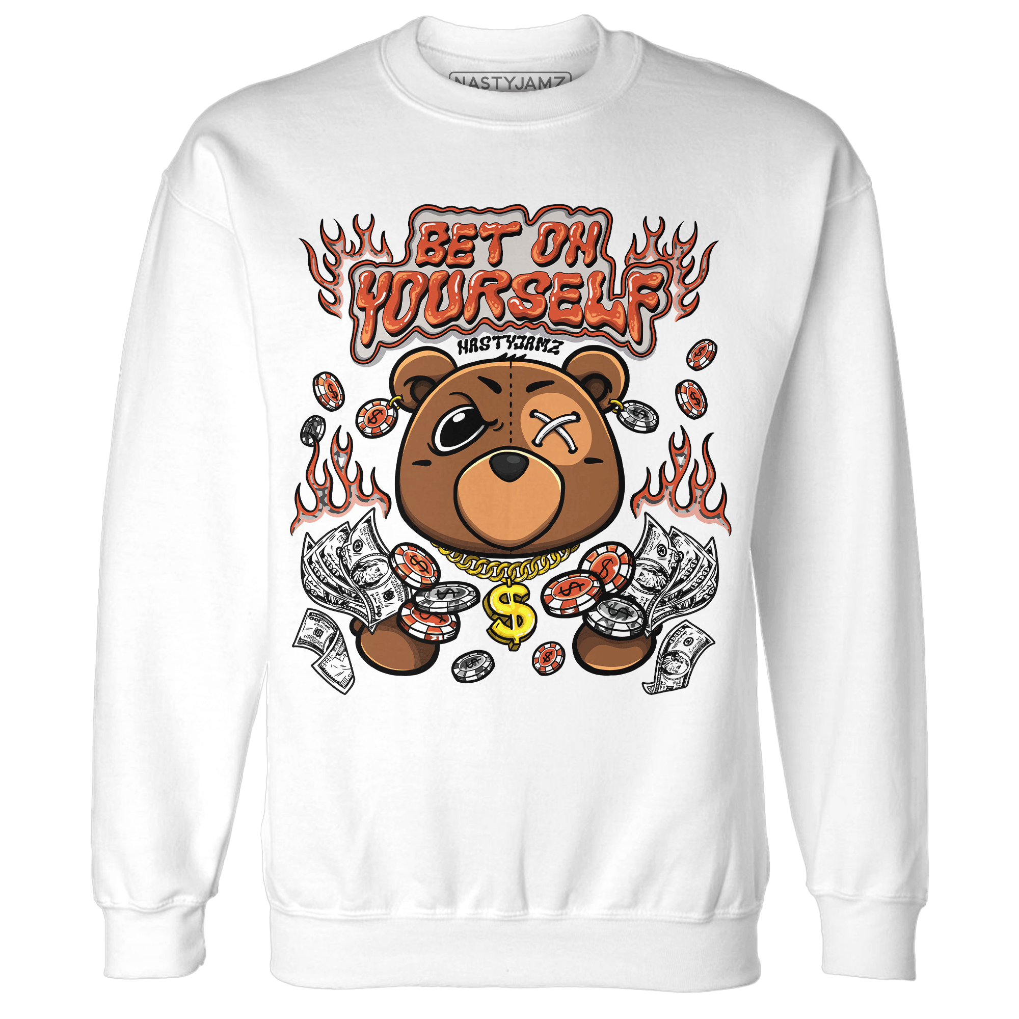 Georgia Peach 3s Sweatshirt Match Bet On Yourself BER - NastyJamz