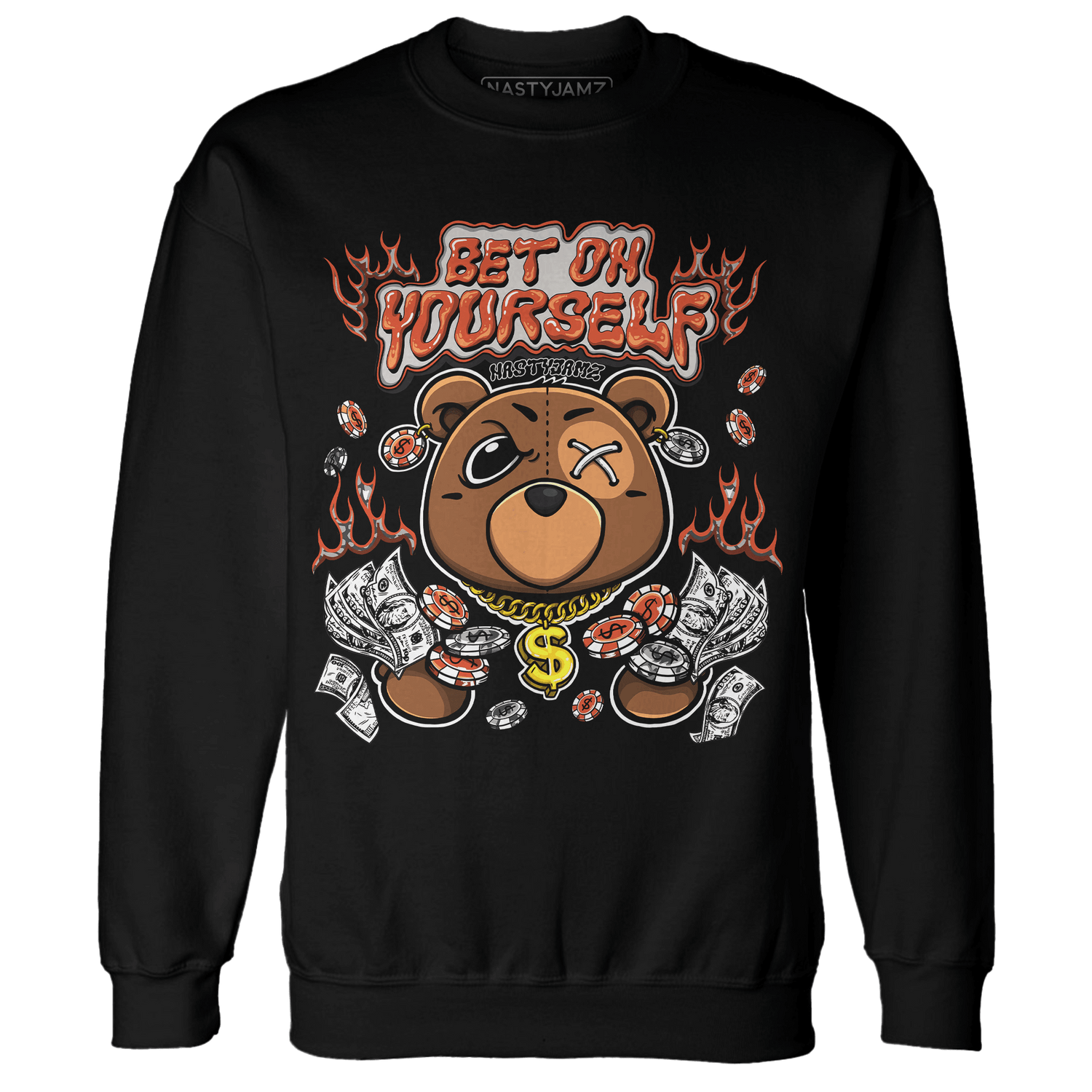 Georgia Peach 3s Sweatshirt Match Bet On Yourself BER - NastyJamz