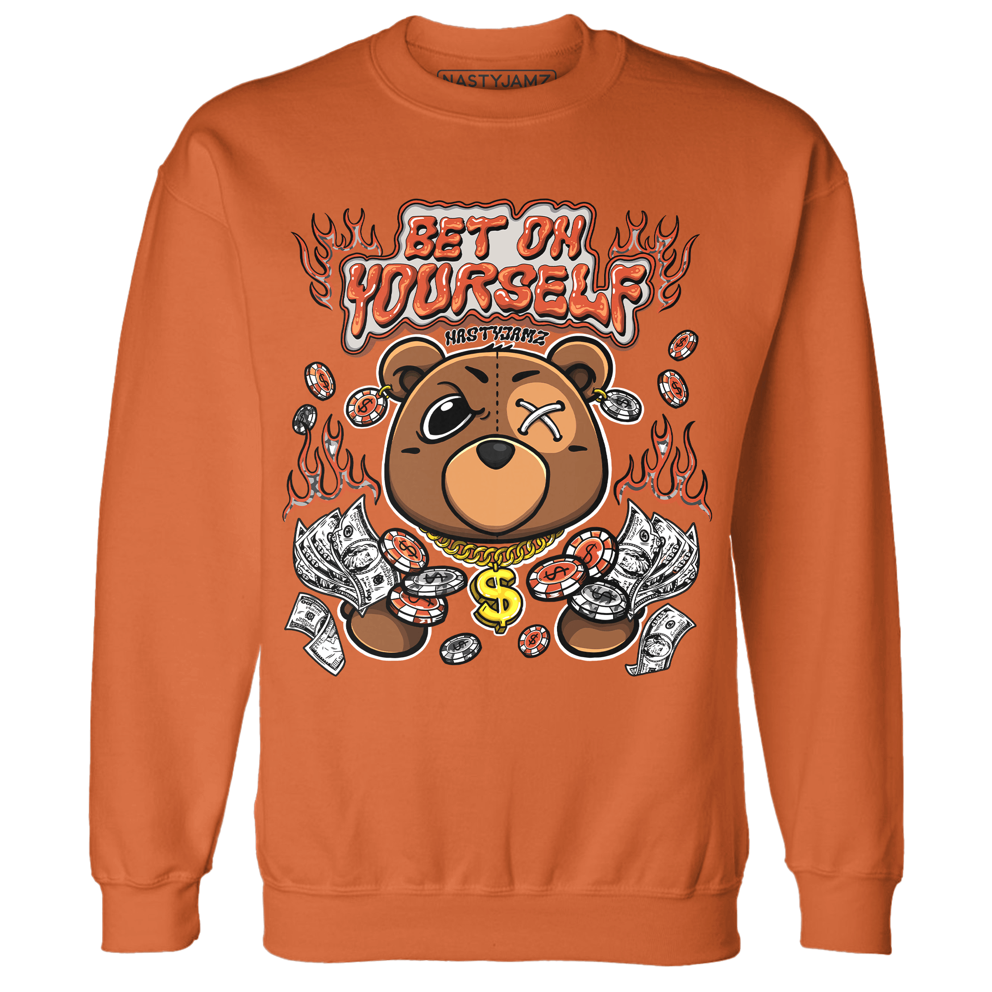 Georgia Peach 3s Sweatshirt Match Bet On Yourself BER - NastyJamz