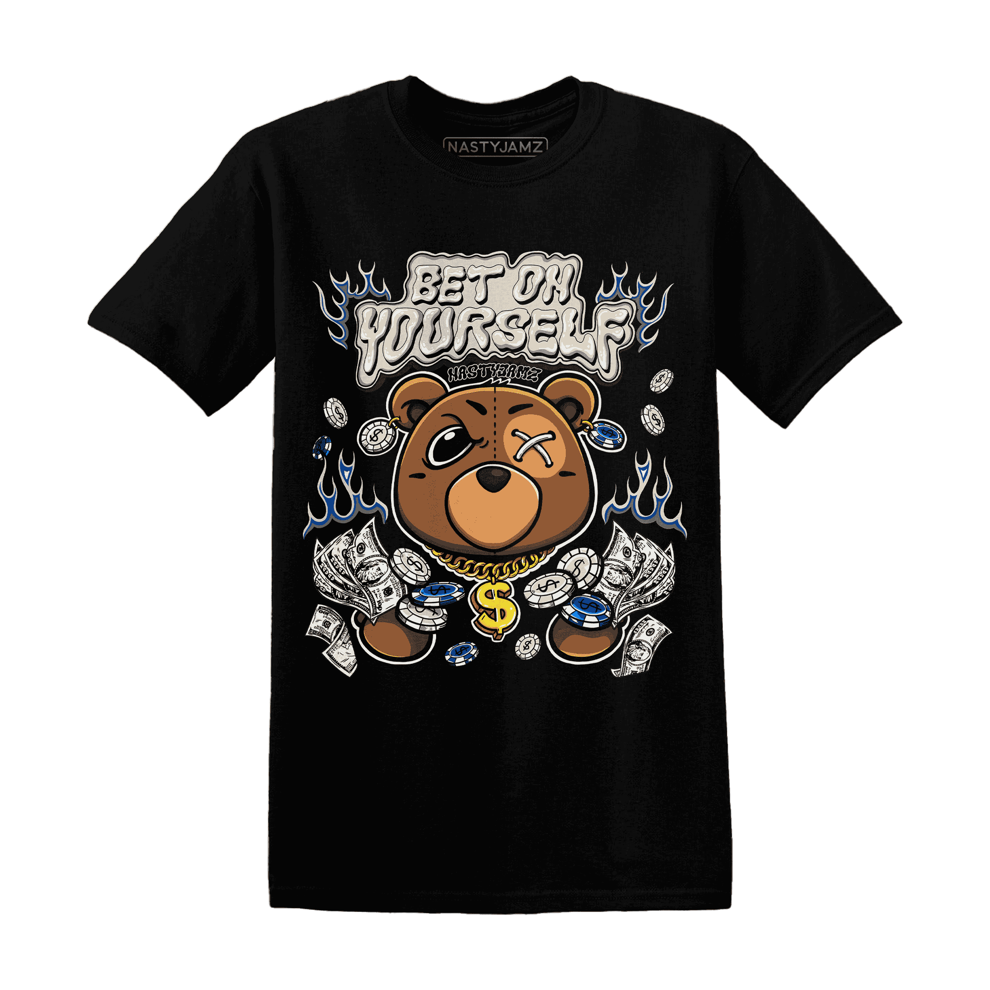 Quaiii 54 3s T Shirt Match Bet On Yourself BER - NastyJamz