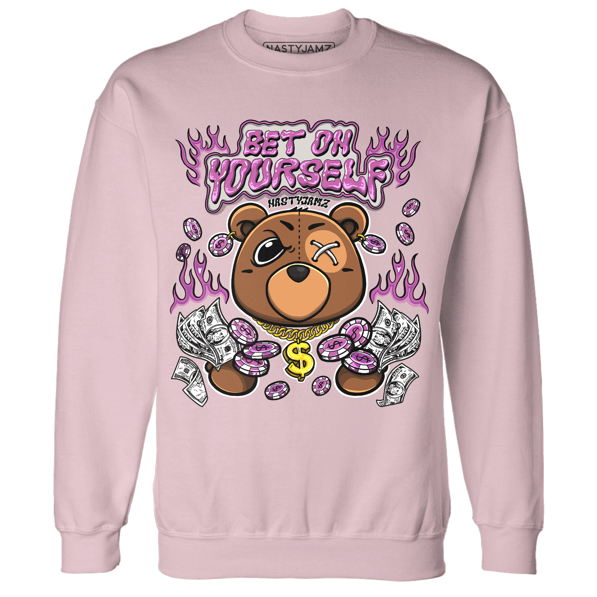 GS Hyper Violet 4s Sweatshirt Match Bet On Yourself BER - NastyJamz
