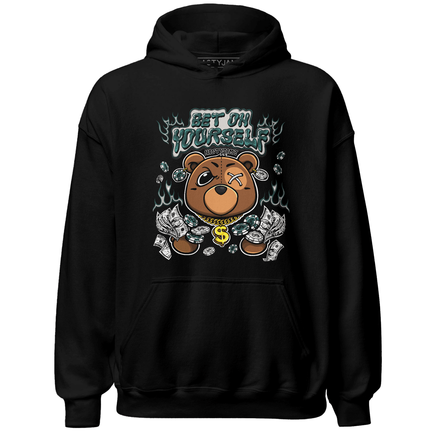 Oxidized Green 4s Hoodie Match Bet On Yourself BER - NastyJamz
