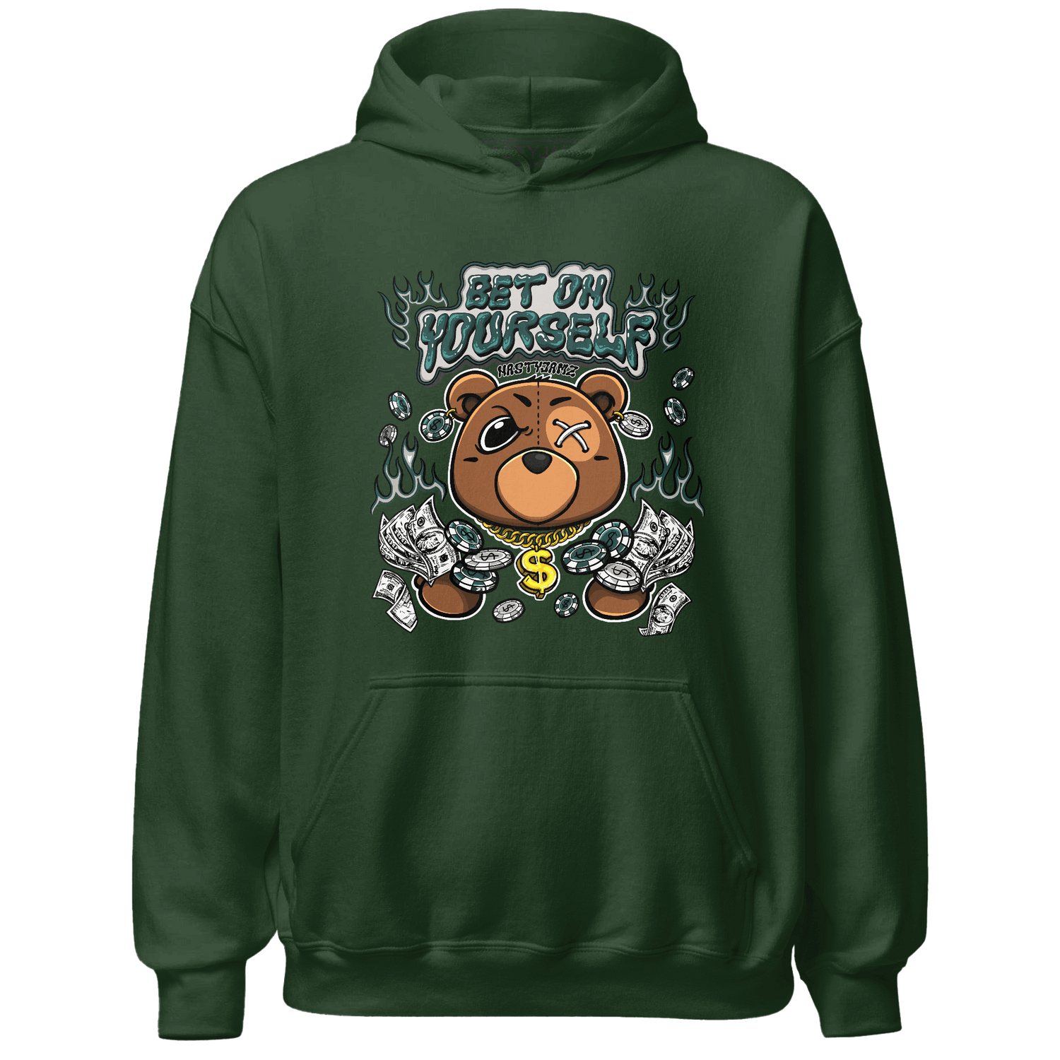 Oxidized Green 4s Hoodie Match Bet On Yourself BER - NastyJamz