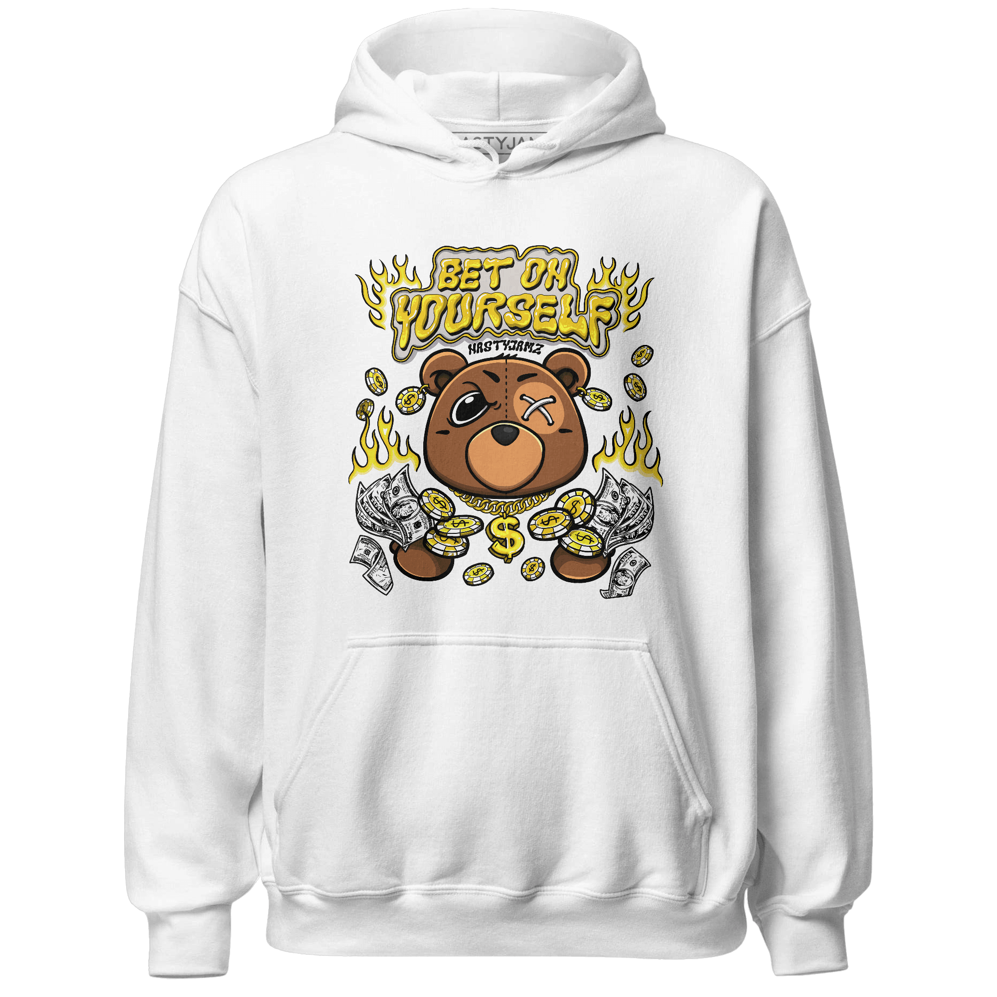Vivid Sulfur 4s Hoodie Match Bet On Yourself BER - NastyJamz