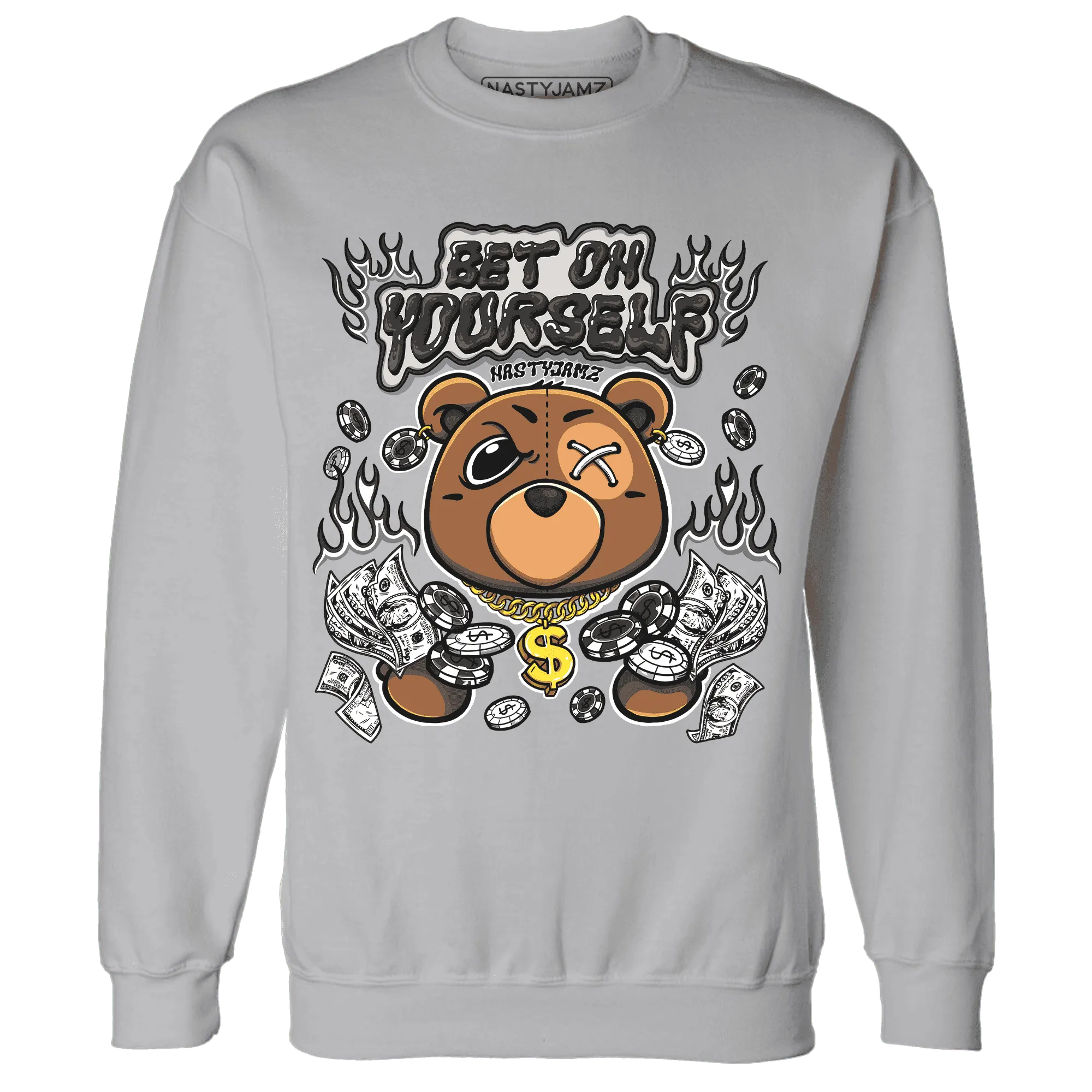 White-Thunder-4s-Sweatshirt-Match-Bet-On-Yourself-BER