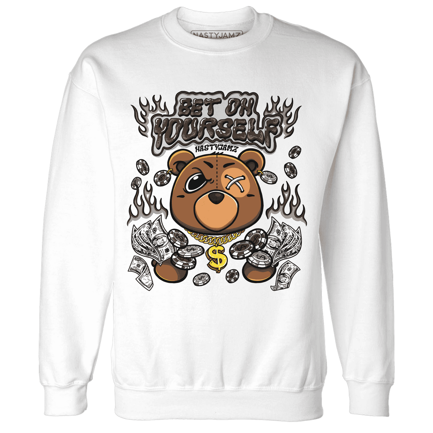 Dunk Low Baroque Brown Sweatshirt Match Bet On Yourself BER - NastyJamz