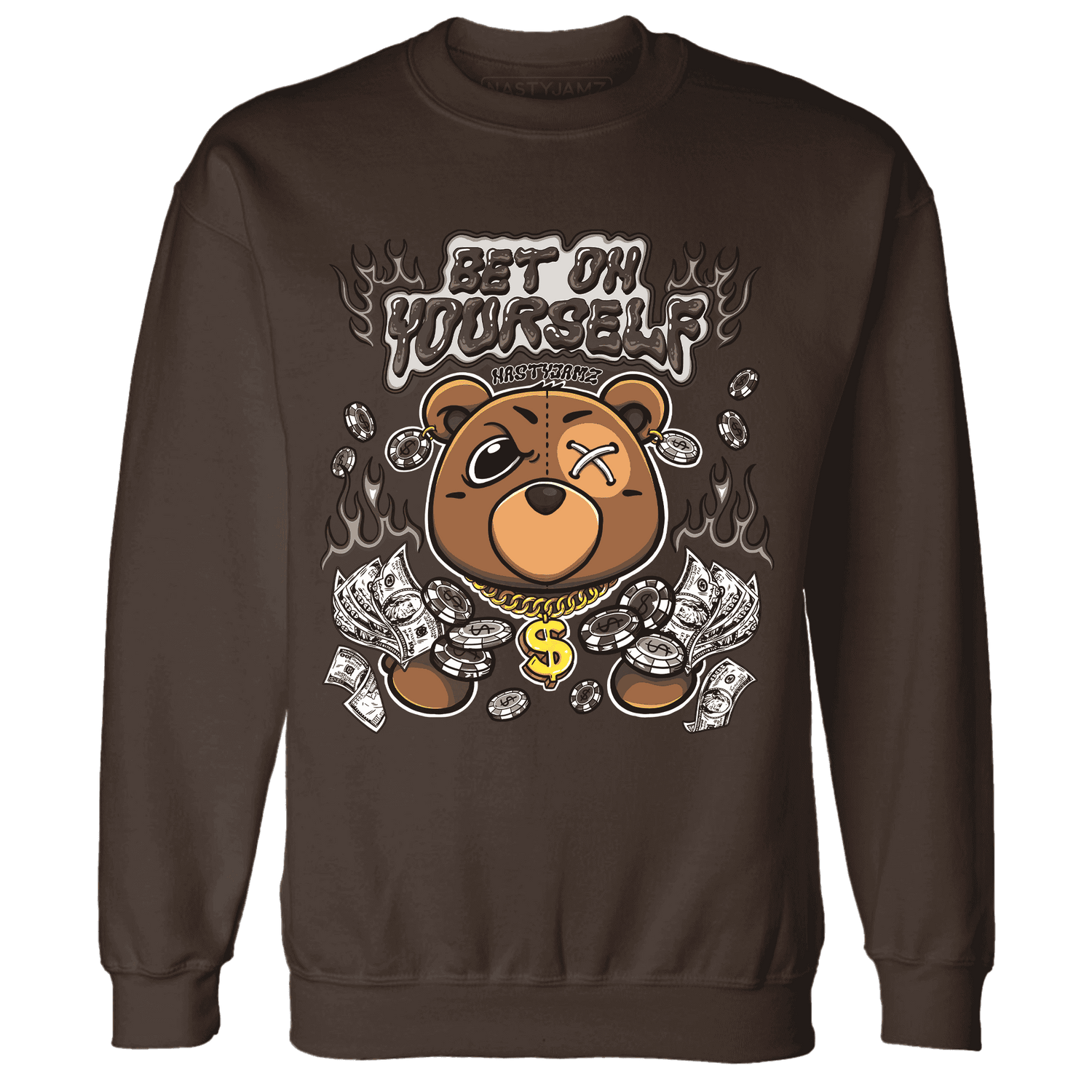 Dunk Low Baroque Brown Sweatshirt Match Bet On Yourself BER - NastyJamz