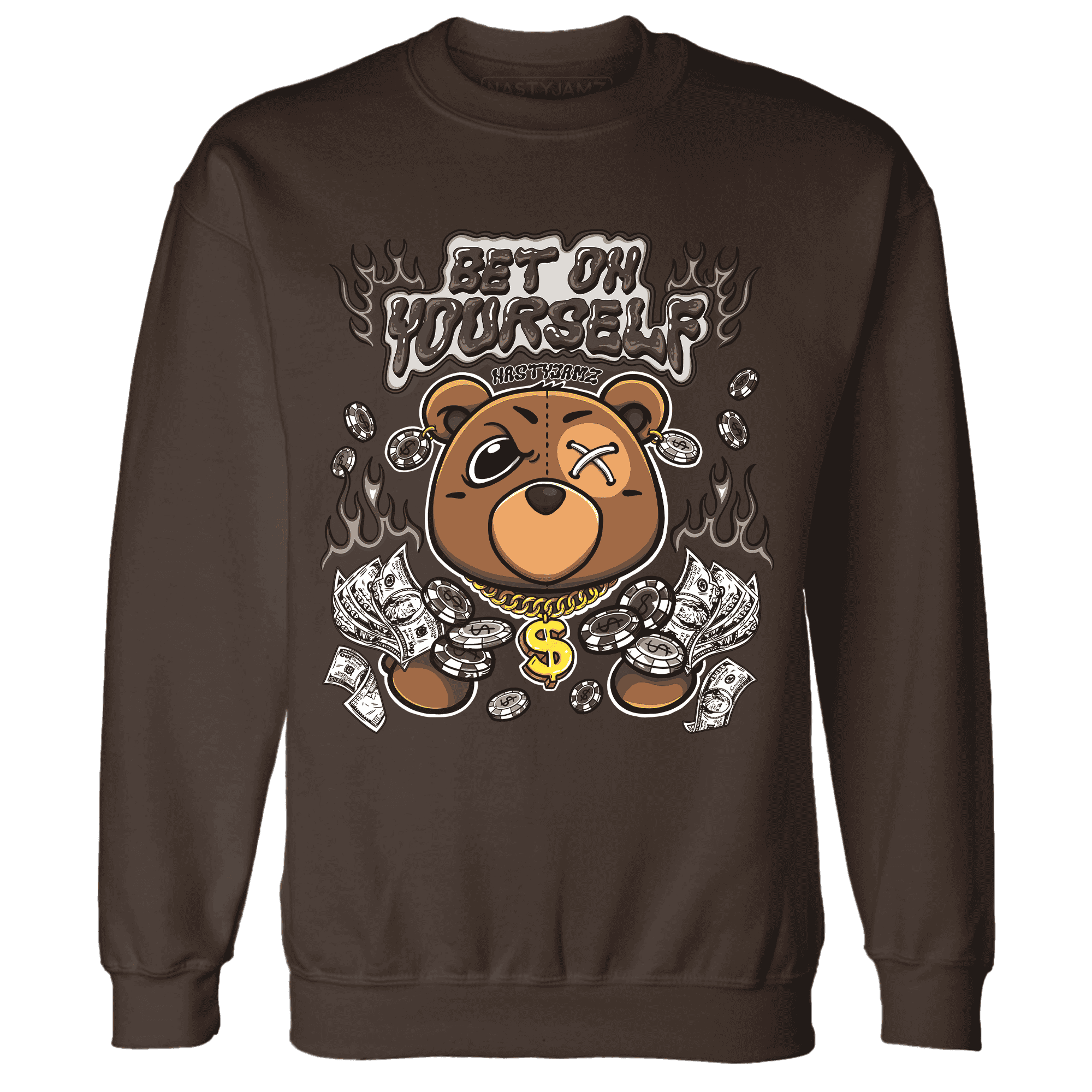 Dunk Low Baroque Brown Sweatshirt Match Bet On Yourself BER - NastyJamz