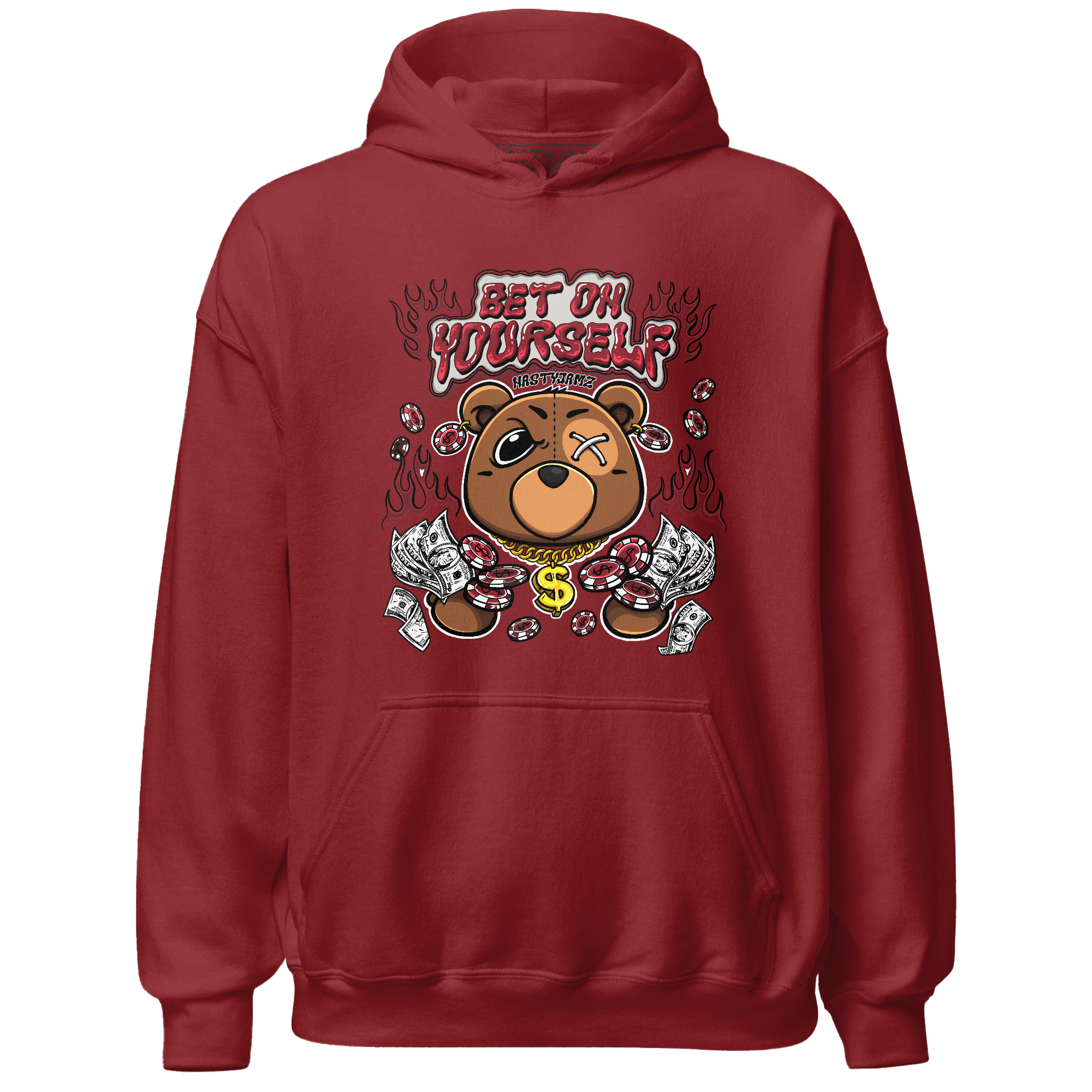 Cherry 12s Hoodie Match Bet On Yourself BER - NastyJamz