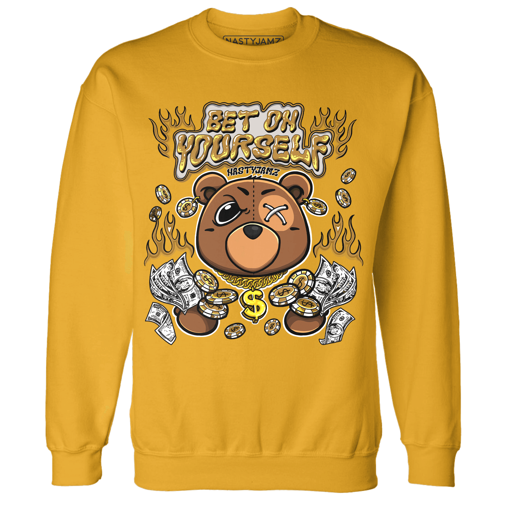 Wheat 13s Sweatshirt Match Bet On Yourself BER - NastyJamz