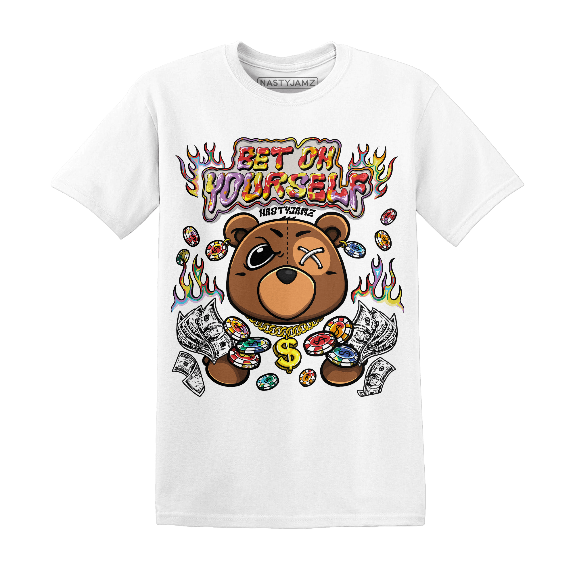 Mid GS Six Championships 1s T Shirt Match Bet On Yourself BER - NastyJamz