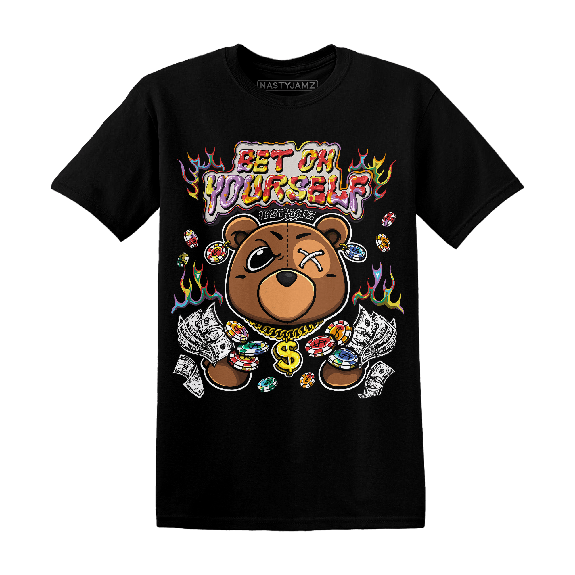 Mid GS Six Championships 1s T Shirt Match Bet On Yourself BER - NastyJamz