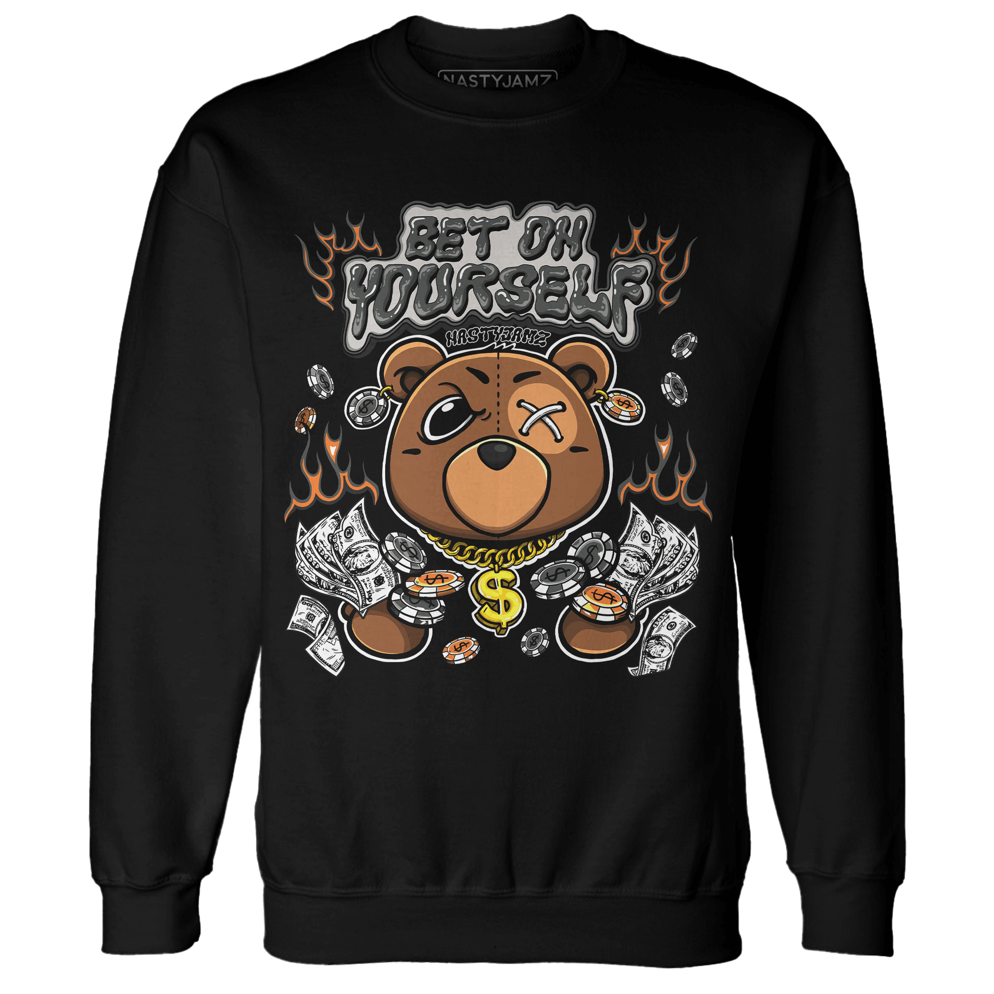 Fear Pack 3s Sweatshirt Match Bet On Yourself BER - NastyJamz