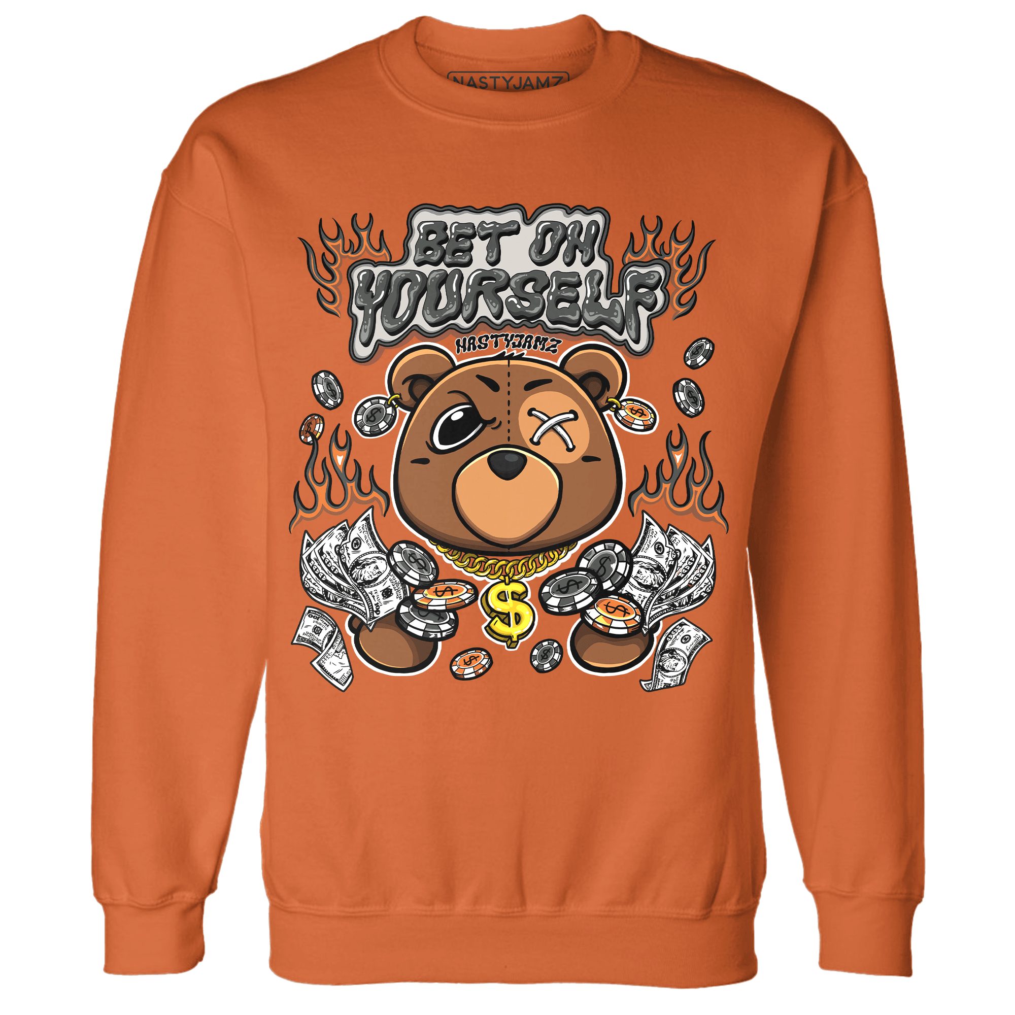 Fear Pack 3s Sweatshirt Match Bet On Yourself BER - NastyJamz