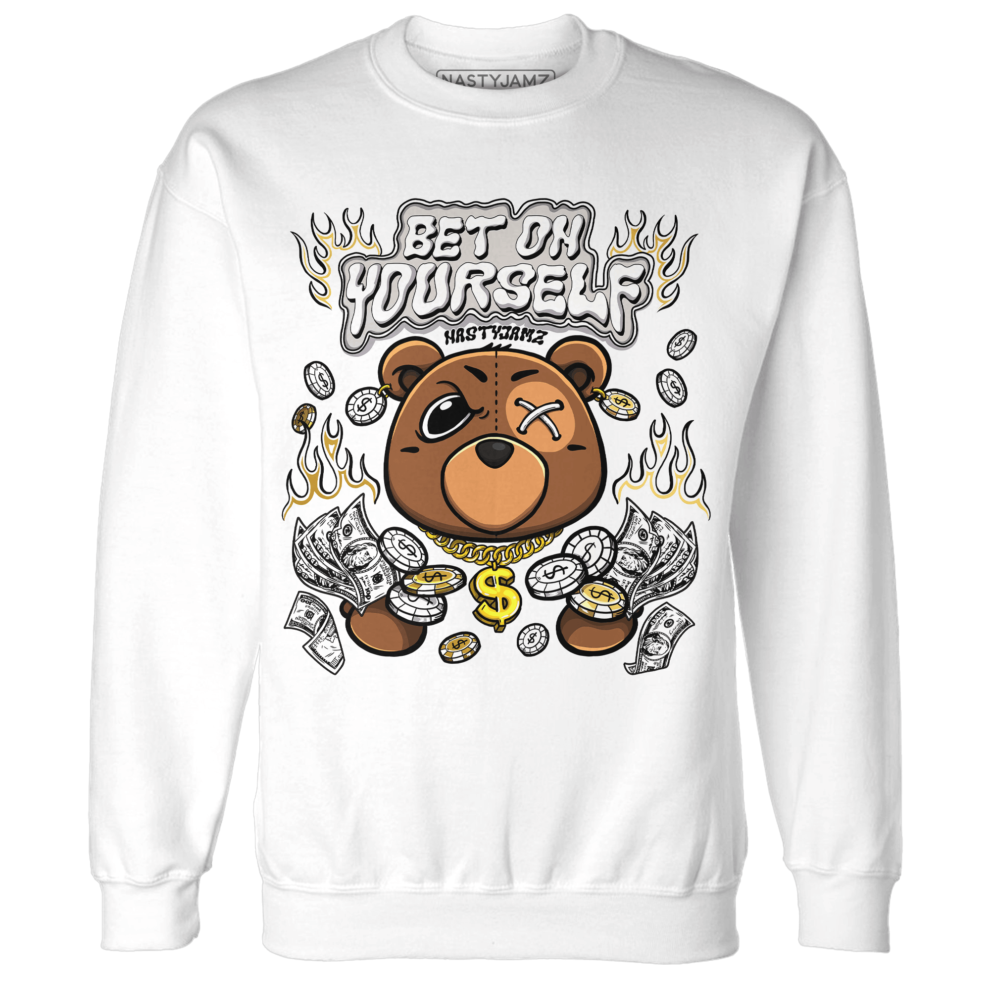 Sail 4s Sweatshirt Match Bet On Yourself BER - NastyJamz