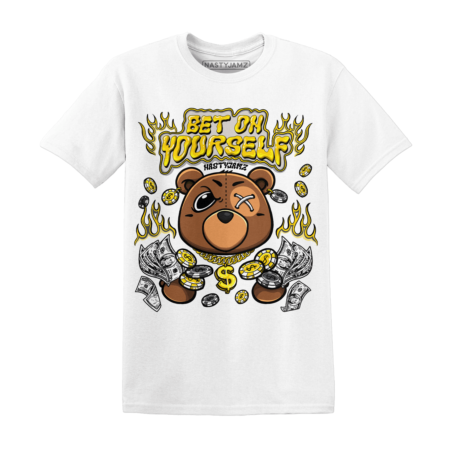 Thunder 4s T Shirt Match Bet On Yourself BER - NastyJamz
