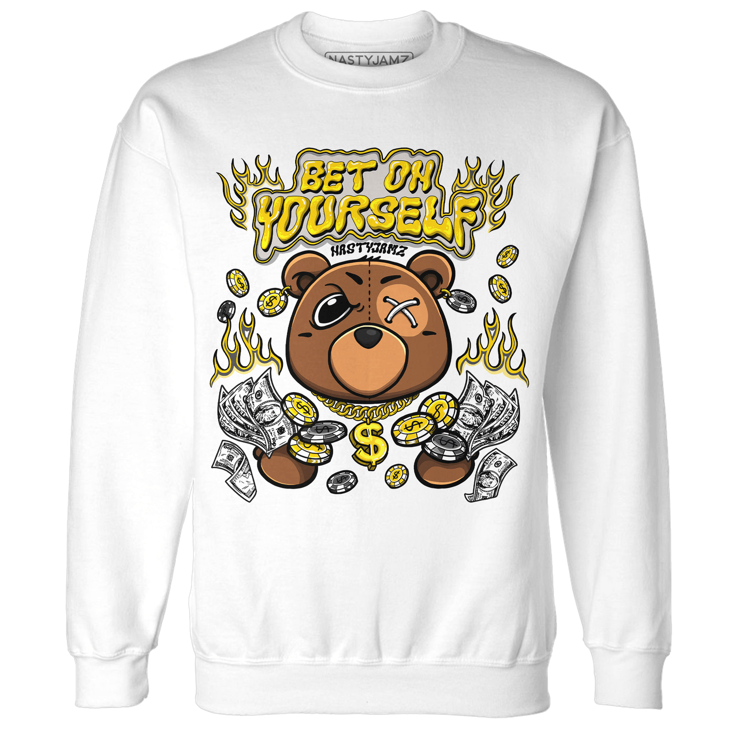 Thunder 4s Sweatshirt Match Bet On Yourself BER - NastyJamz