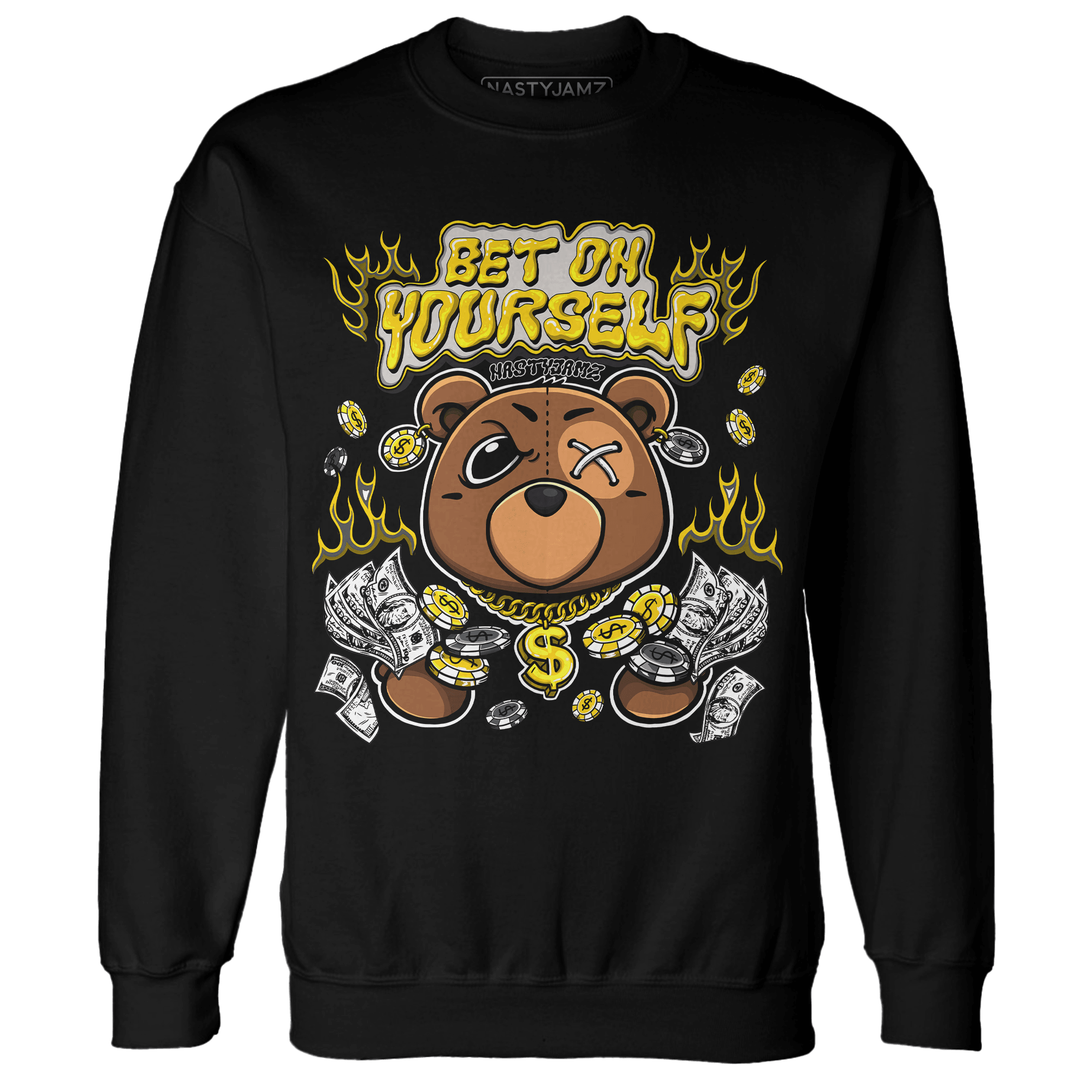 Thunder 4s Sweatshirt Match Bet On Yourself BER - NastyJamz