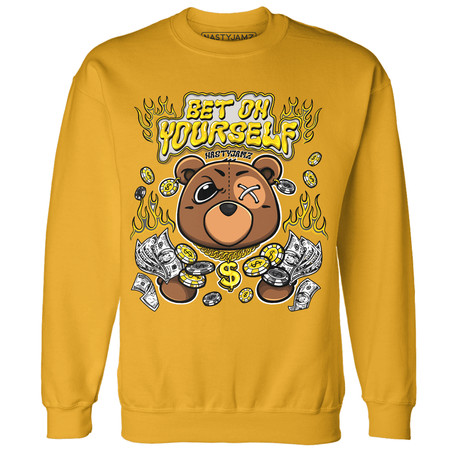 Thunder 4s Sweatshirt Match Bet On Yourself BER - NastyJamz