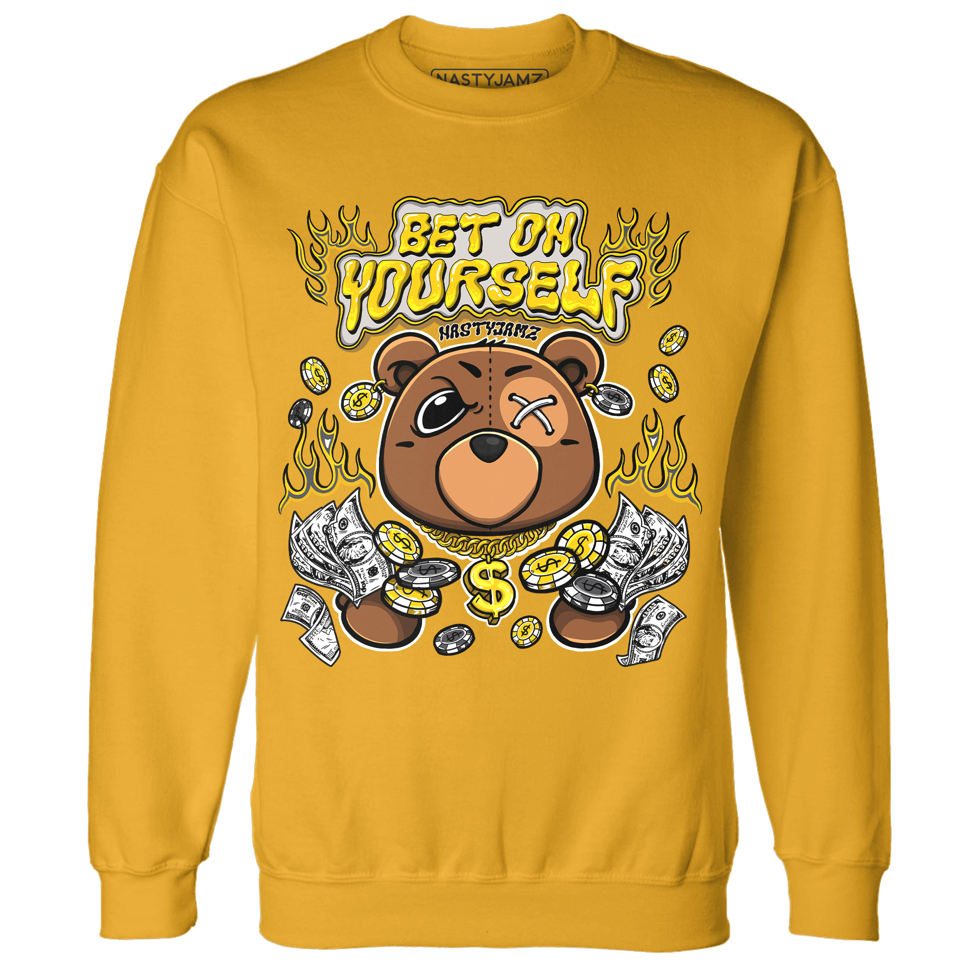 Thunder 4s Sweatshirt Match Bet On Yourself BER - NastyJamz