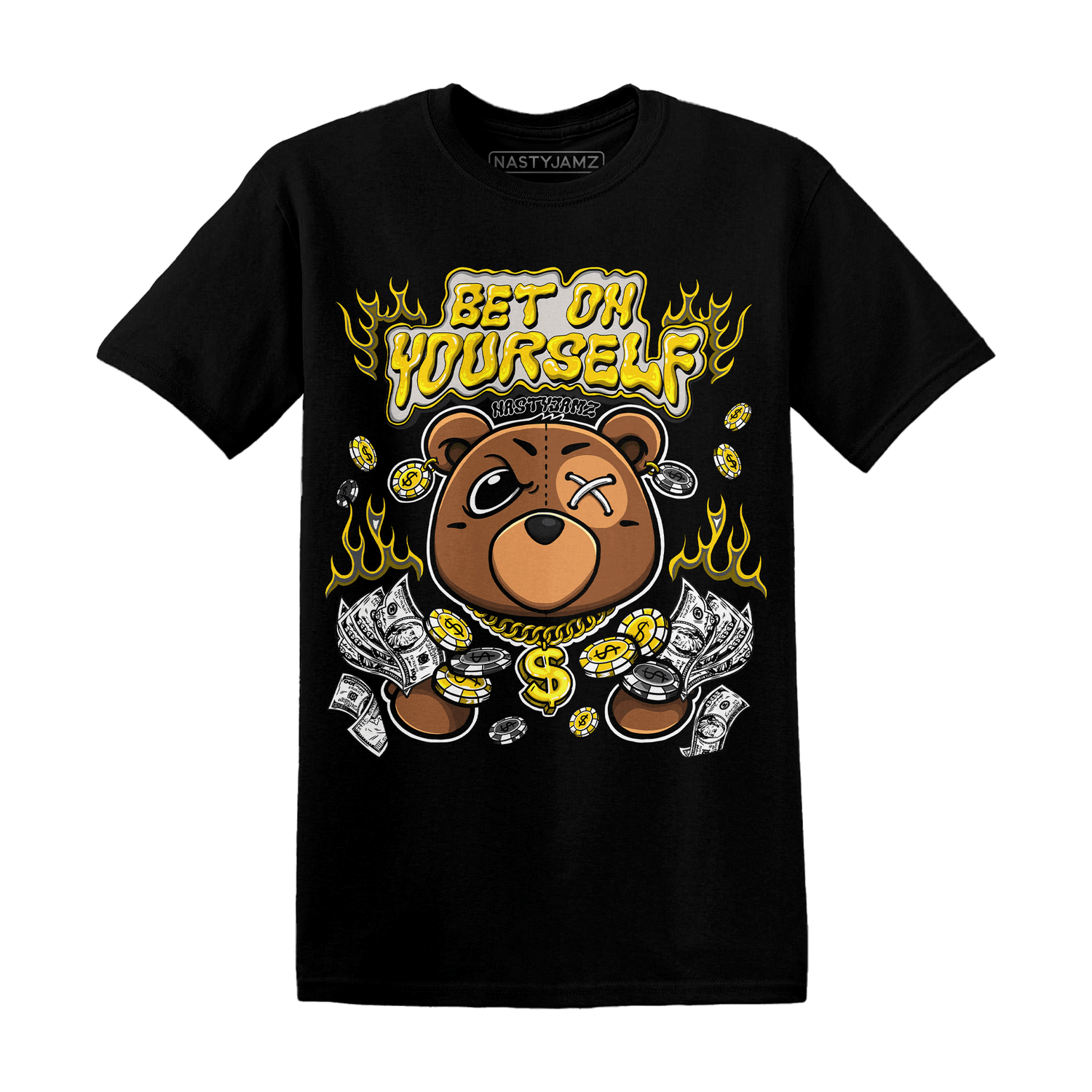 Thunder 4s T Shirt Match Bet On Yourself BER - NastyJamz