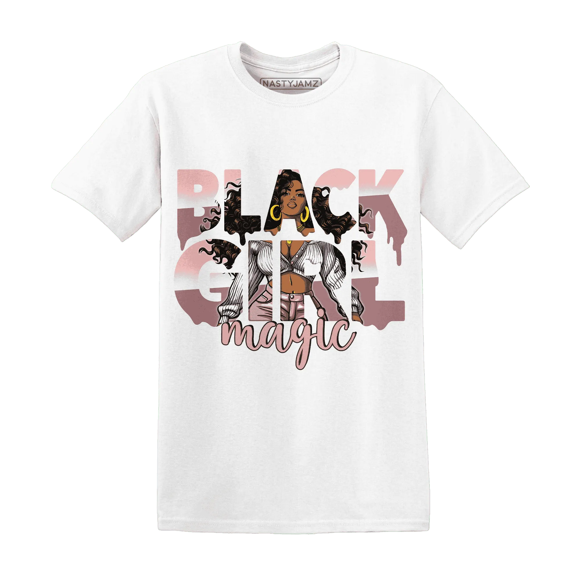 Low-Legend-Pink-11s-T-Shirt-Match-Black-Girl-Magic