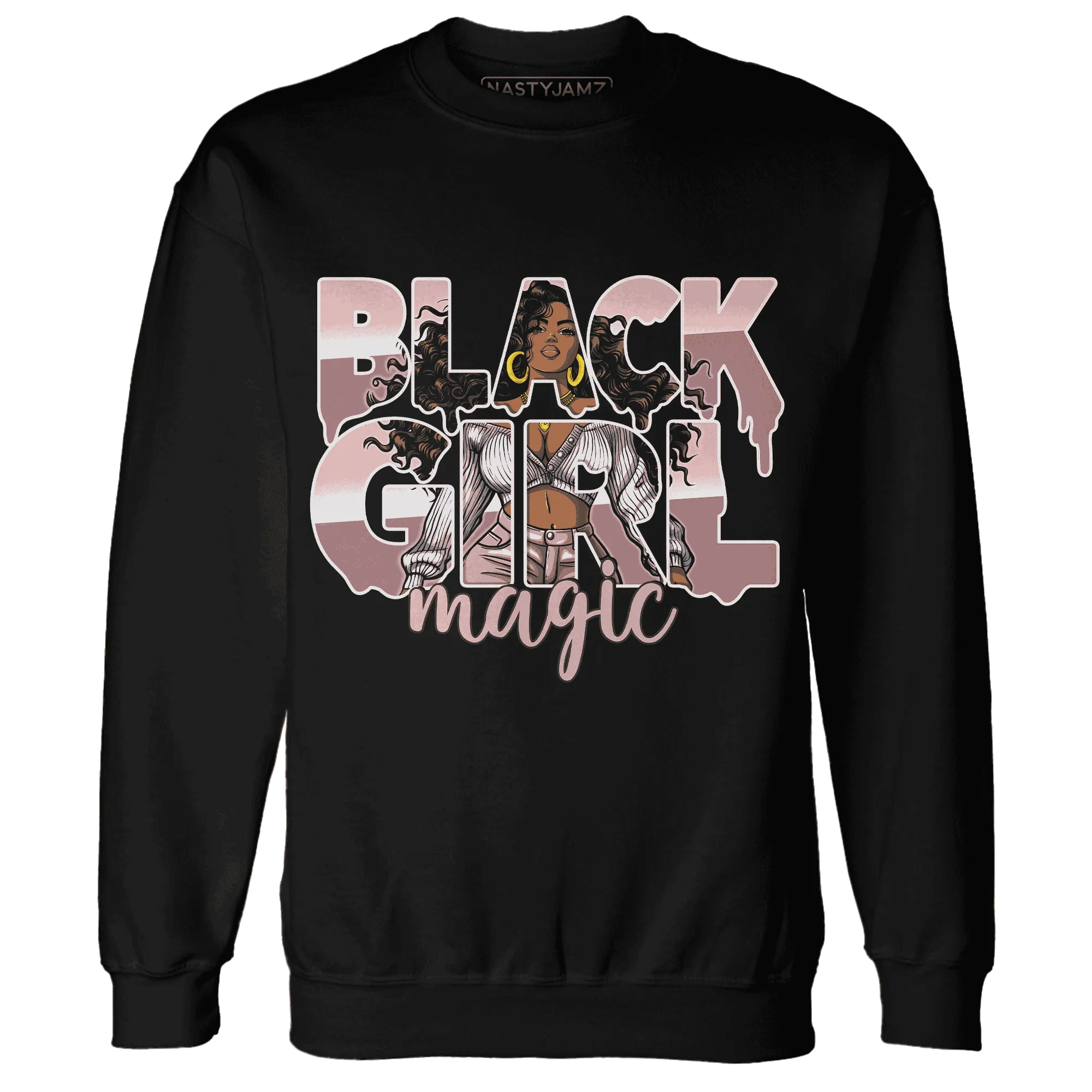Low-Legend-Pink-11s-Sweatshirt-Match-Black-Girl-Magic