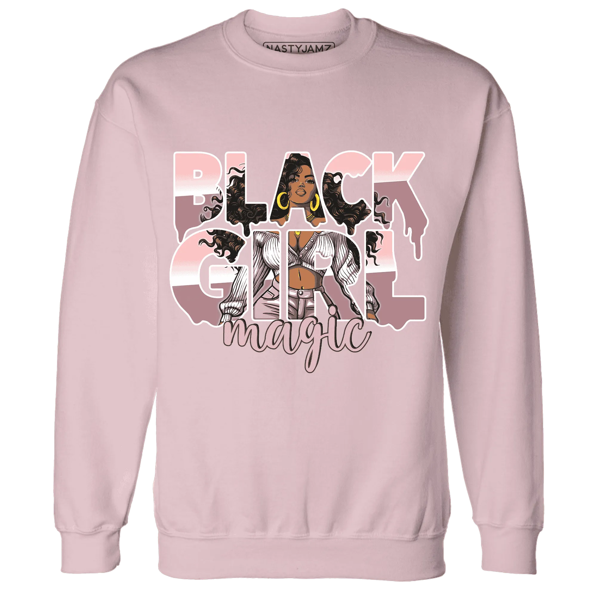 Low-Legend-Pink-11s-Sweatshirt-Match-Black-Girl-Magic