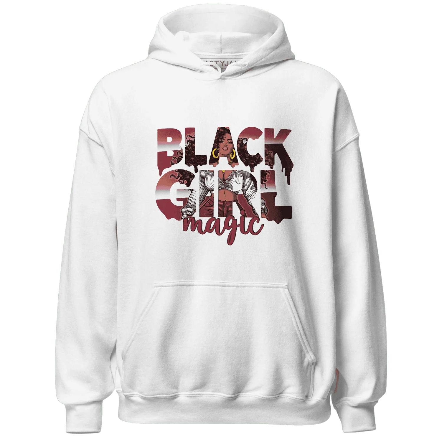 High-87-Metallic-Burgundy-1s-Hoodie-Match-Black-Girl-Magic