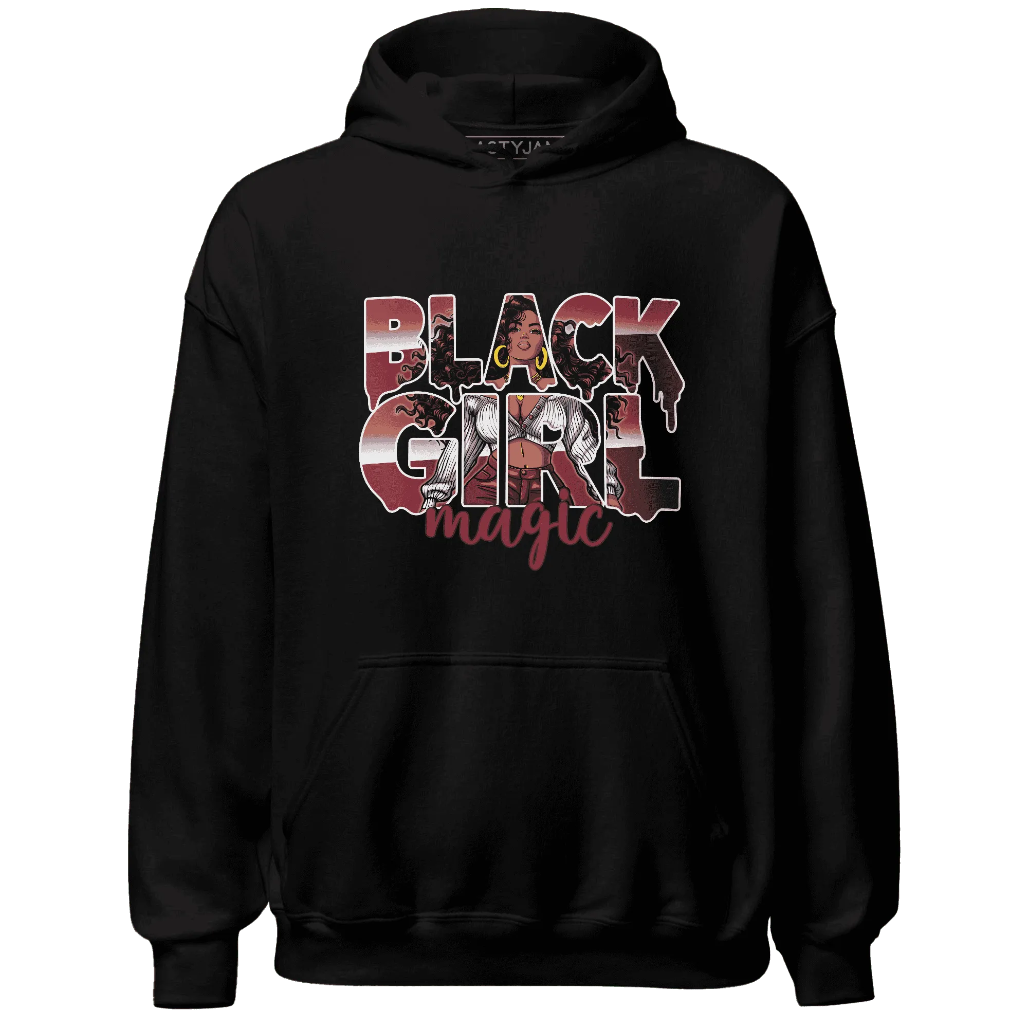 High-87-Metallic-Burgundy-1s-Hoodie-Match-Black-Girl-Magic