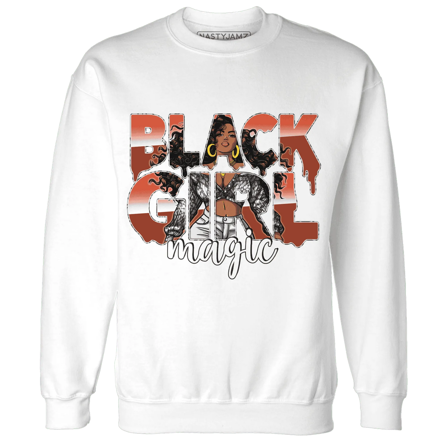 Georgia-Peach-3s-Sweatshirt-Match-Black-Girl-Magic